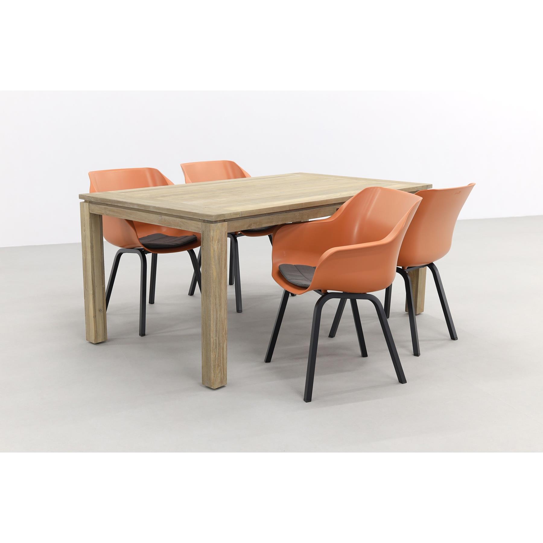 Hartman Sophie Element Terra|Rome grey 170 cm. tuinset - 5-delig