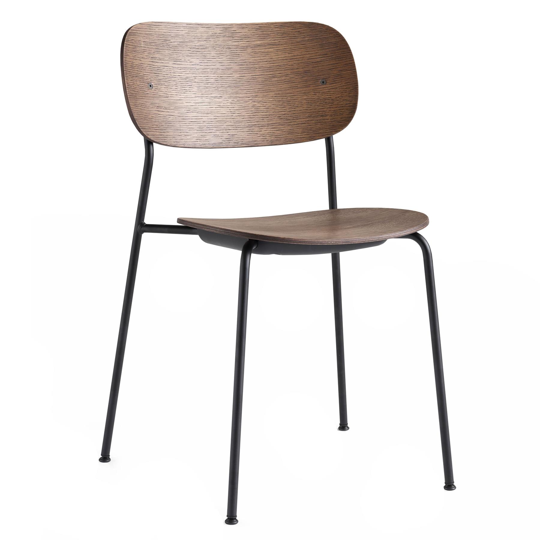 Audo Copenhagen Co eetkamerstoel naturel eiken|chroom