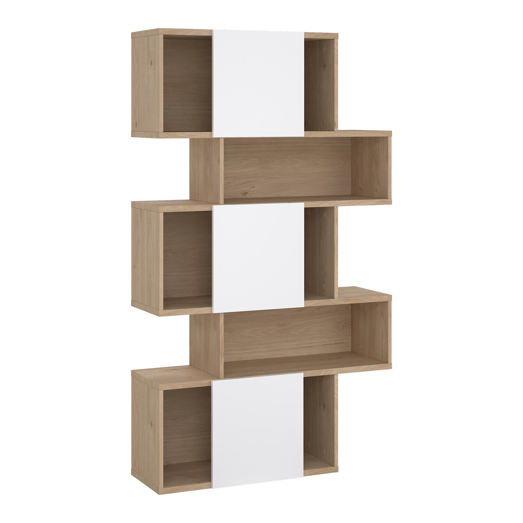 by fonQ basic Puzzle Boekenkast Asymmetrisch - Wit