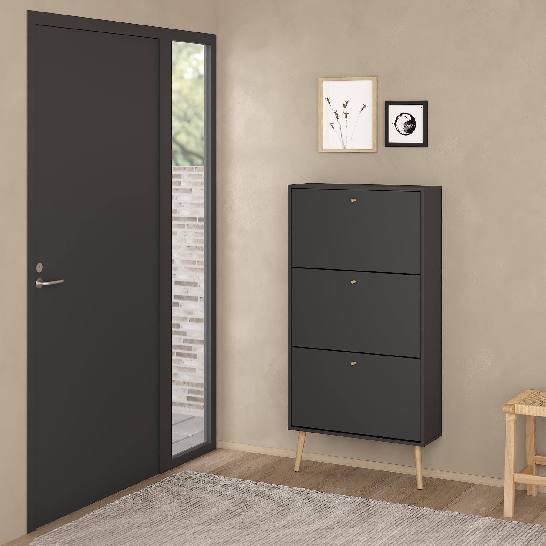 by fonQ basic Billy Schoenenkast - Antraciet