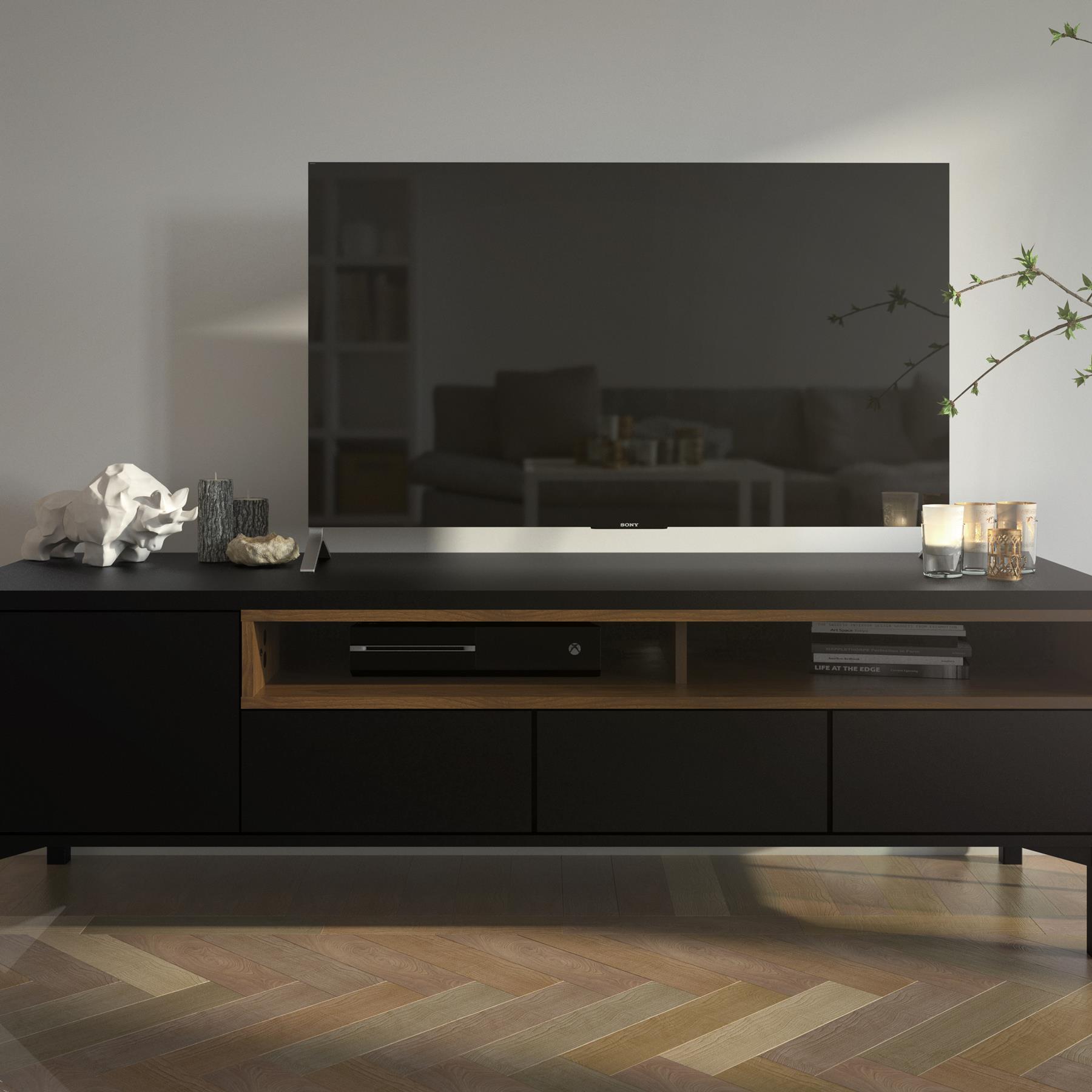 by fonQ basic Nook Tv-meubel - Zwart