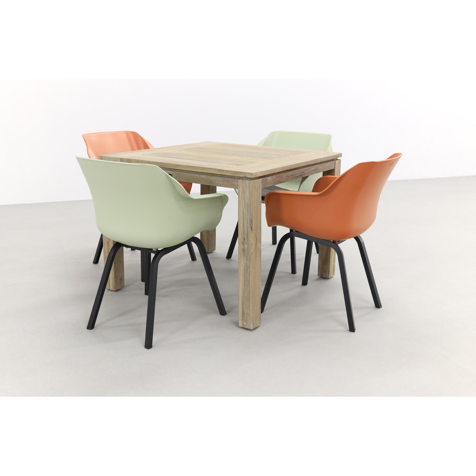 Hartman Sophie tuinstoel terra & french|Rome grey 100 cm. - 5-delig
