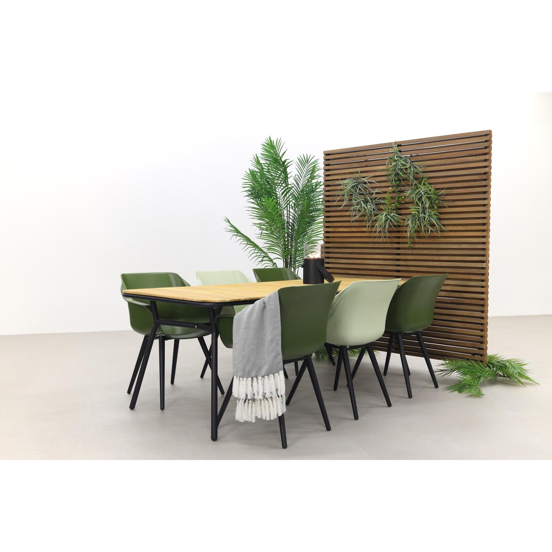 Hartman Sophie Studio Green&French|Bella 220x95 cm. - 7-delige tuinset