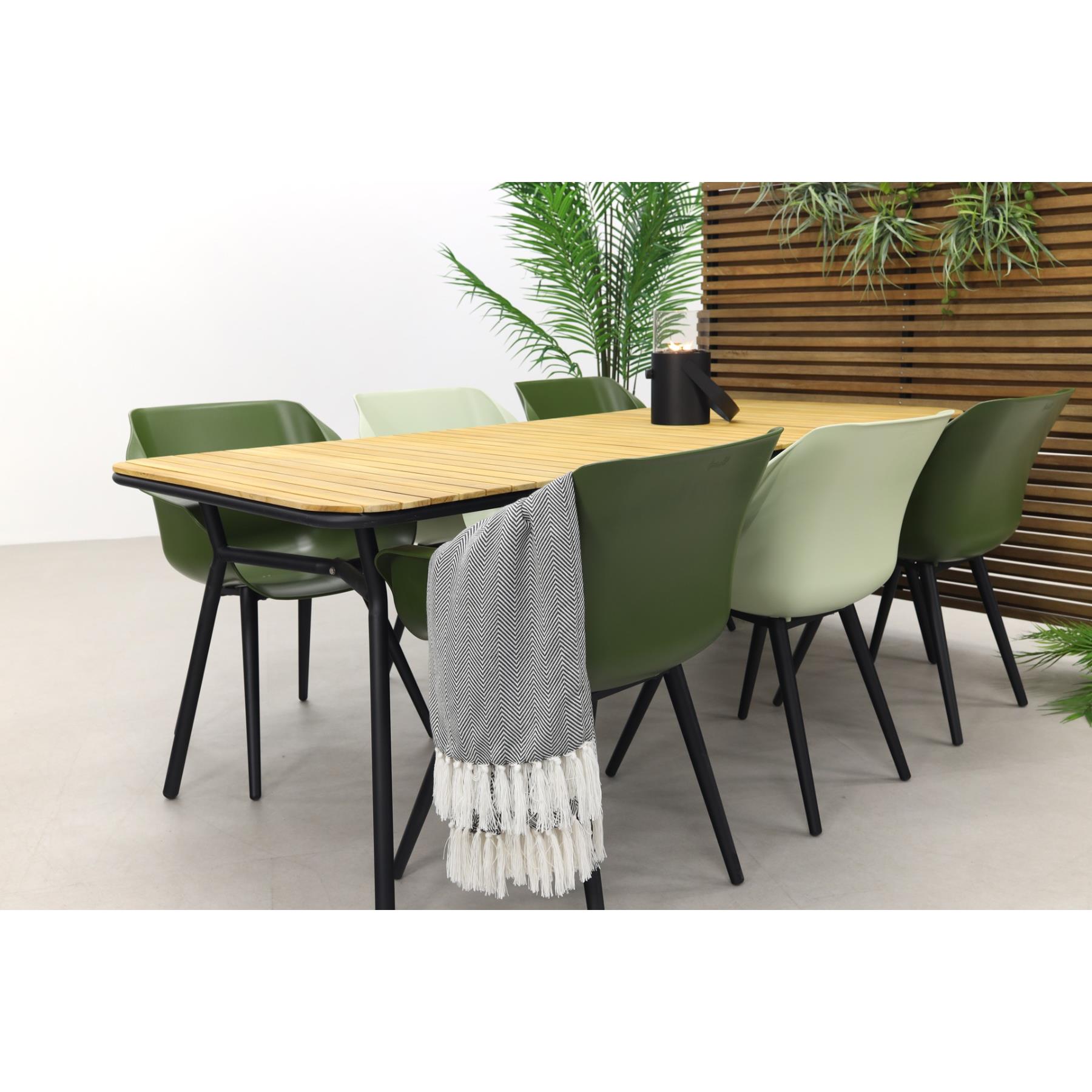 Hartman Sophie Studio Green&French|Bella 220x95 cm. - 7-delige tuinset