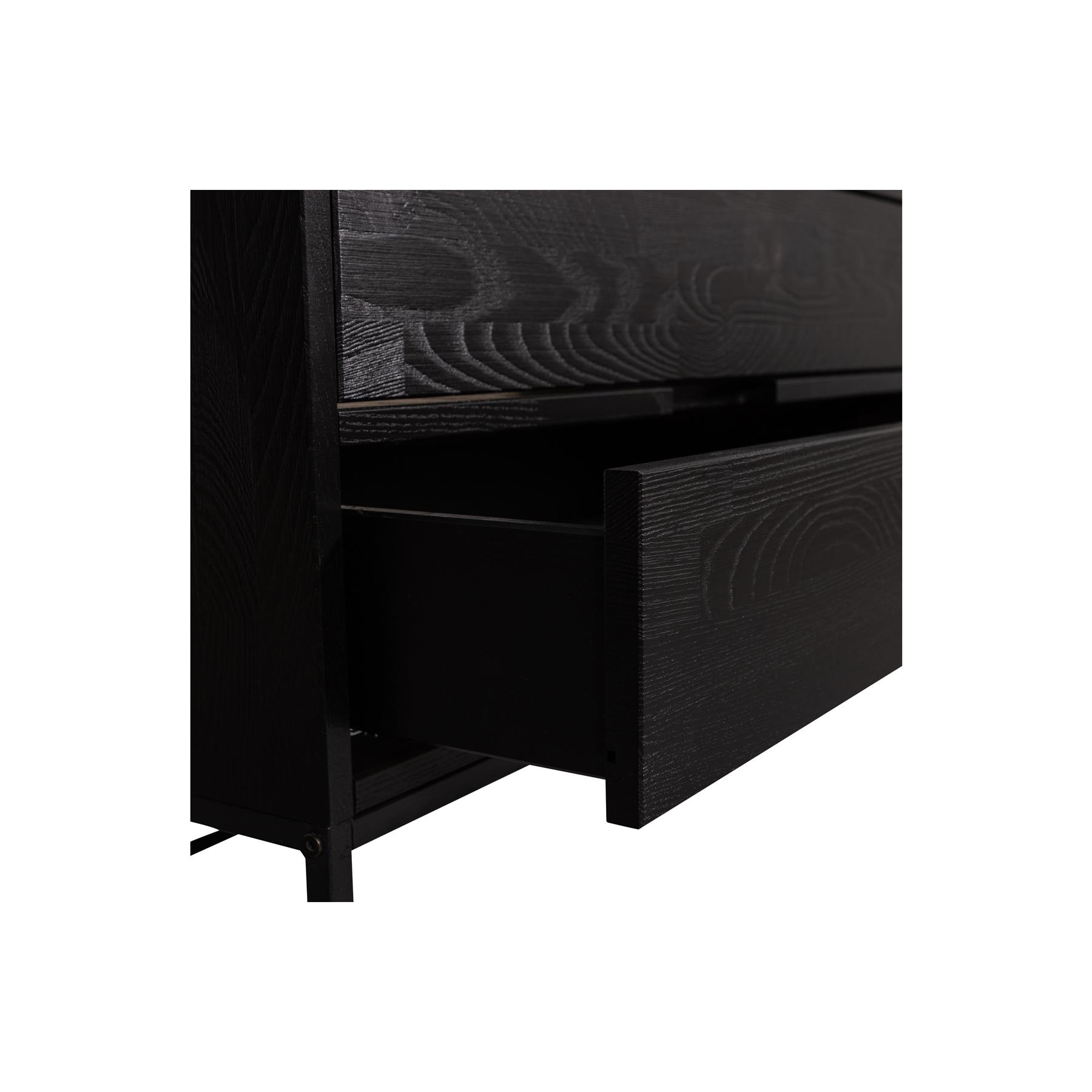 WOOOD Silas Tv-meubel B 120 cm - Black Night