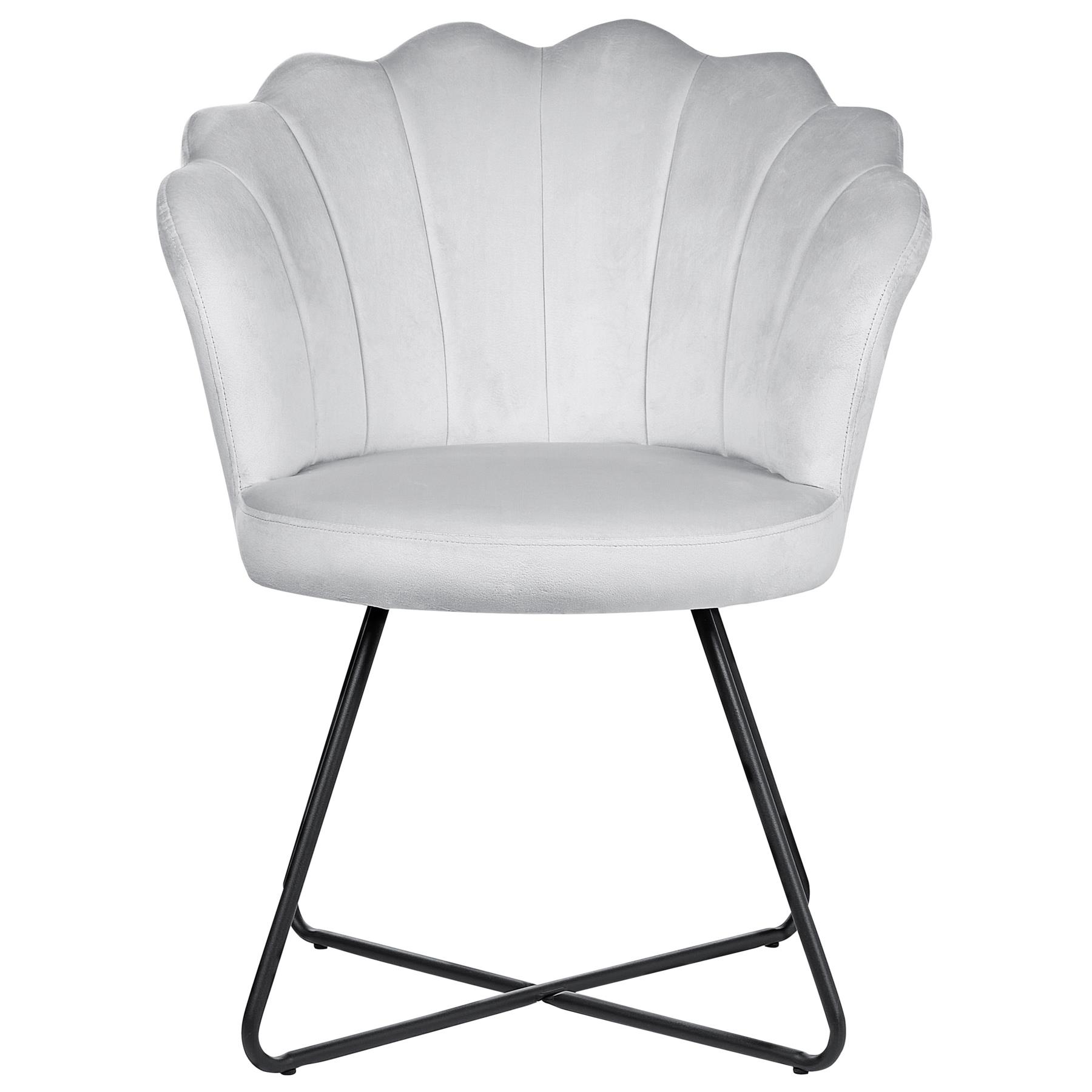 Beliani - LOVELOCK - Fauteuil - Zwart - Fluweel