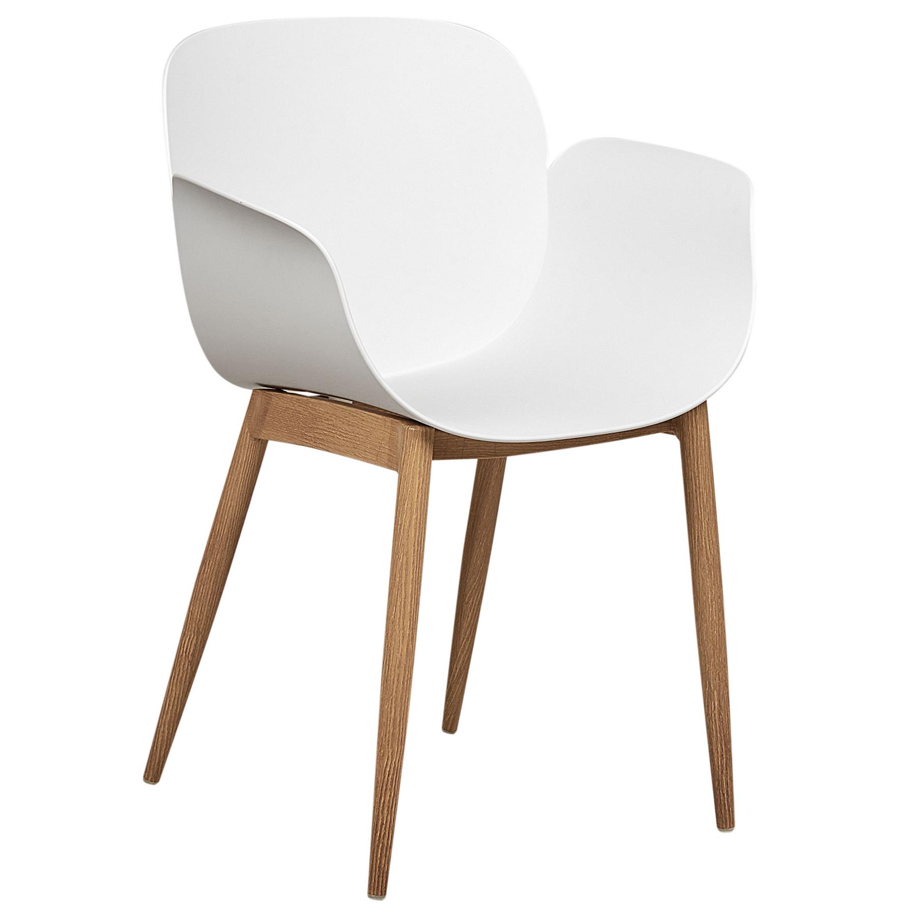 Beliani - ABILENE - Eetkamerstoelen set van 2 - Wit - Plastic