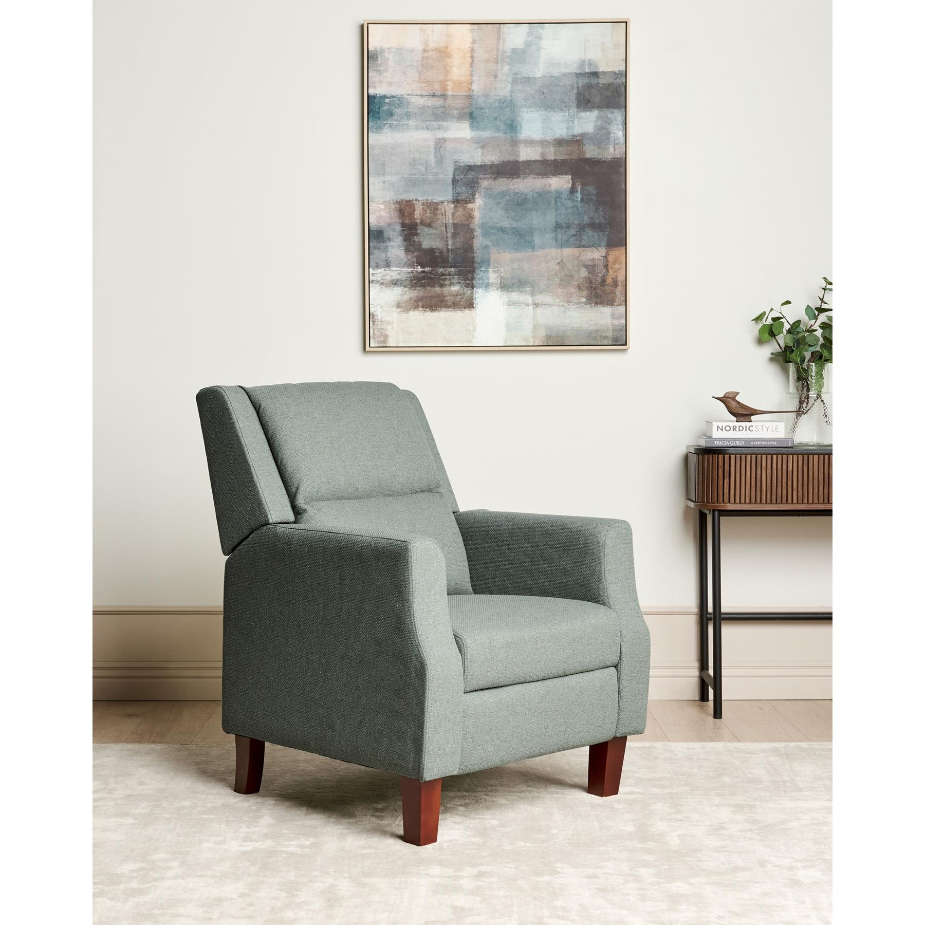 Beliani - EGERSUND - TV-fauteuil - Groen - Fluweel