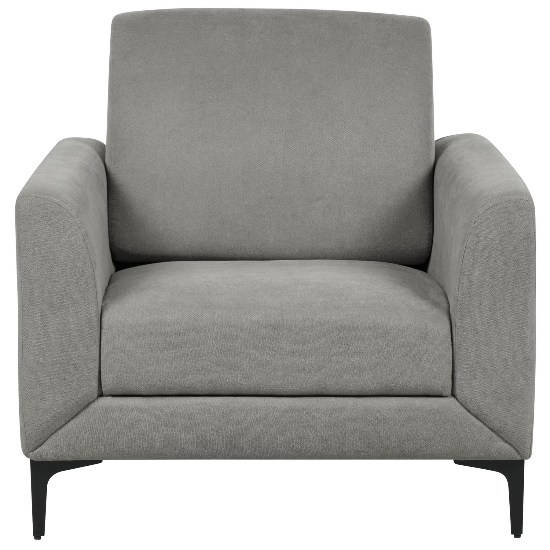 Beliani - FENES - Fauteuil - Grijs - Stof