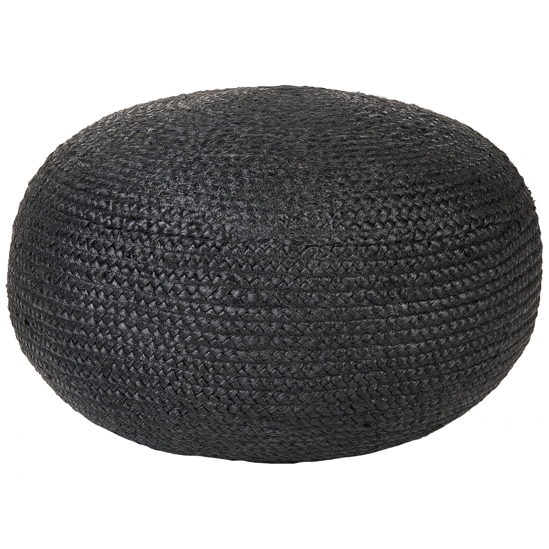 Beliani - DUKKI - Poef - Natuurlijk - Jute