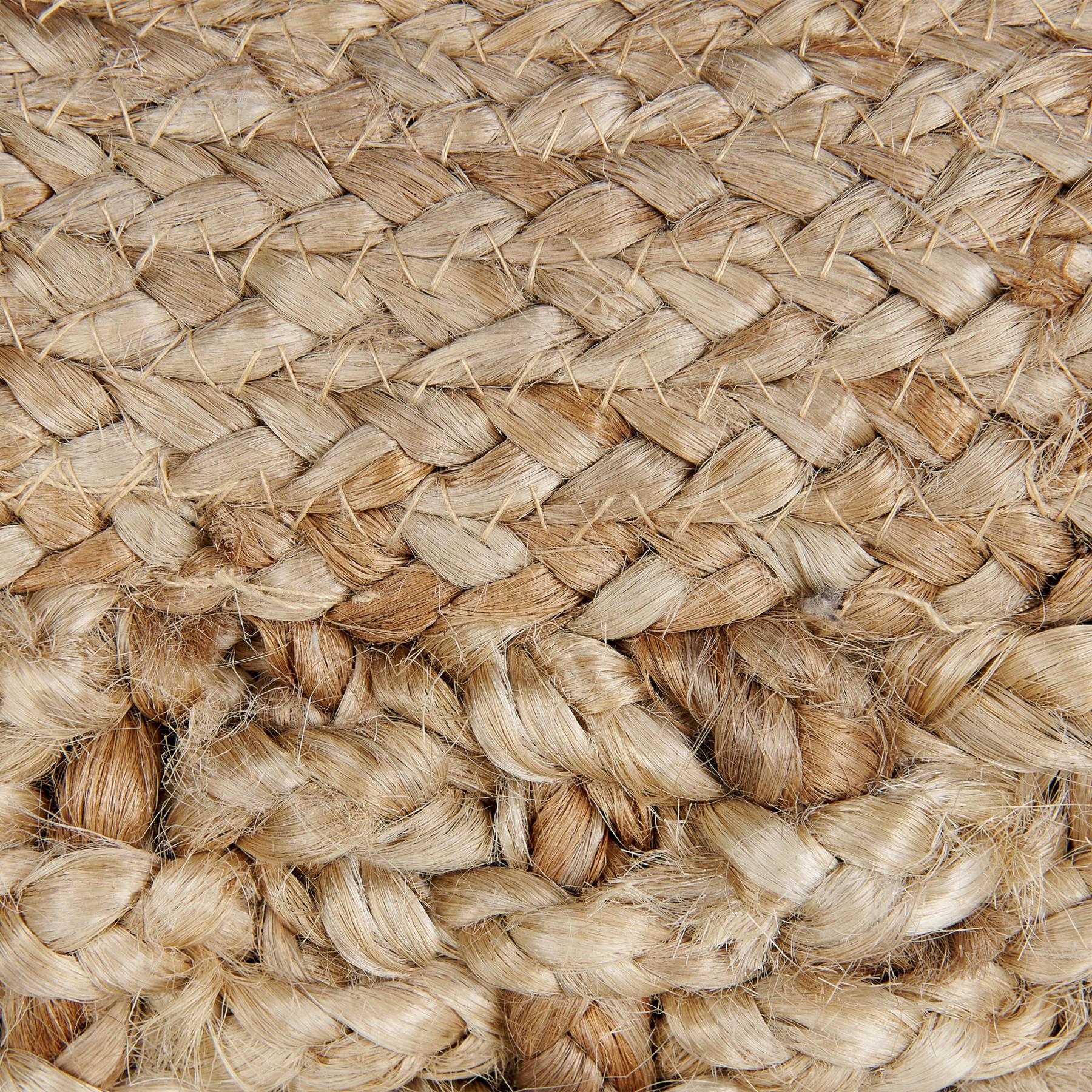Beliani - DINNI - Poef - Beige - Jute
