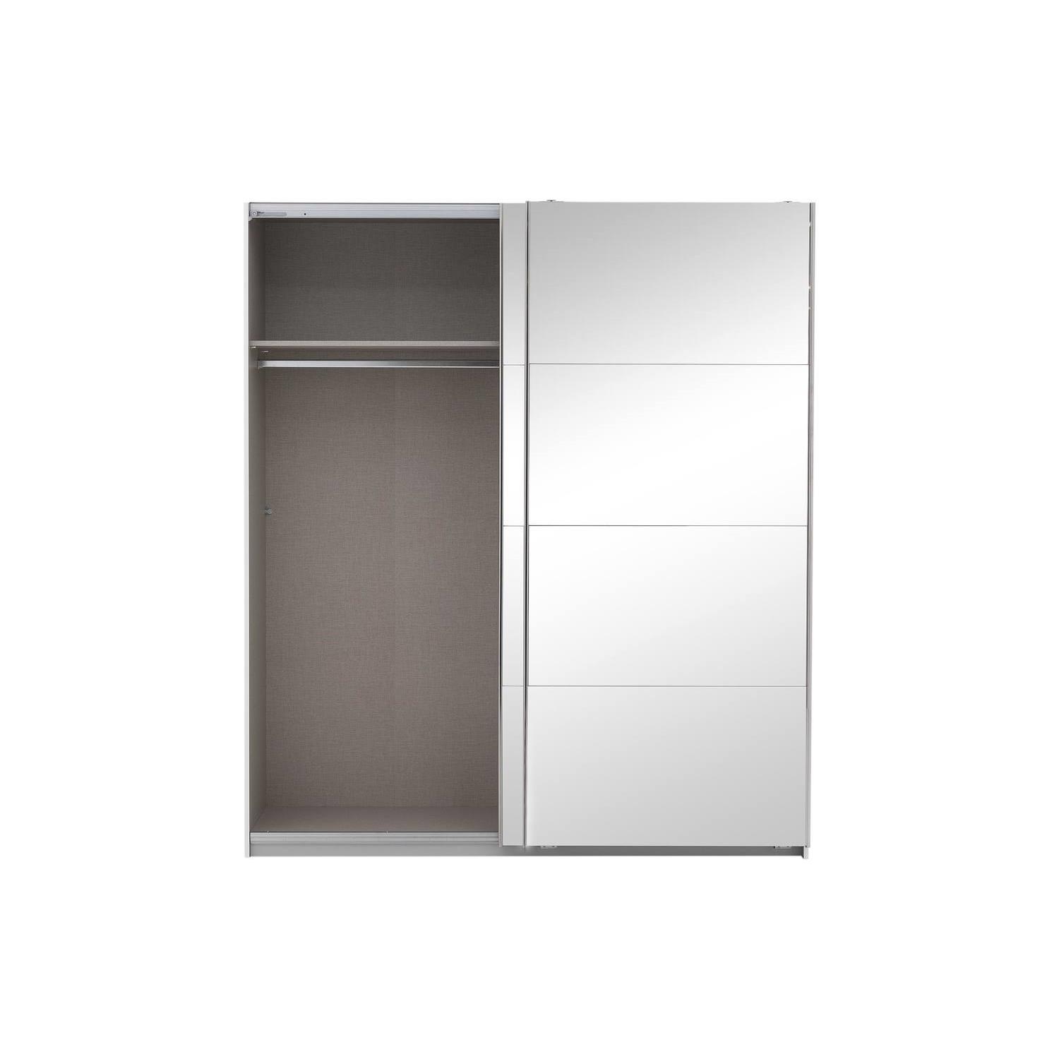 Goossens Kledingkast Miami - 180  cm breed  210  cm hoog
