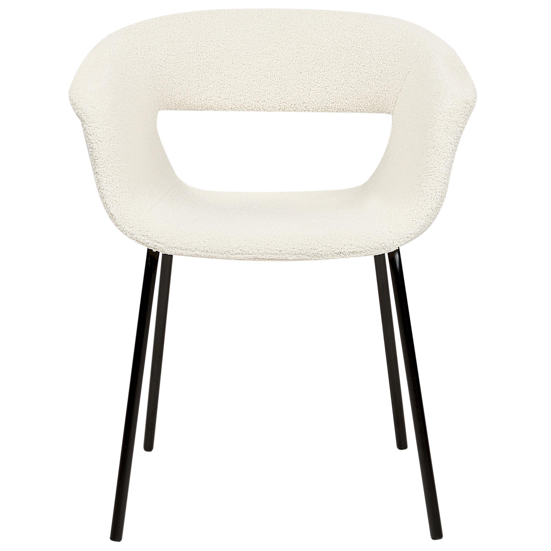Beliani - ELMA - Eetkamerstoelen set van 2 - Gebroken wit - Polyester