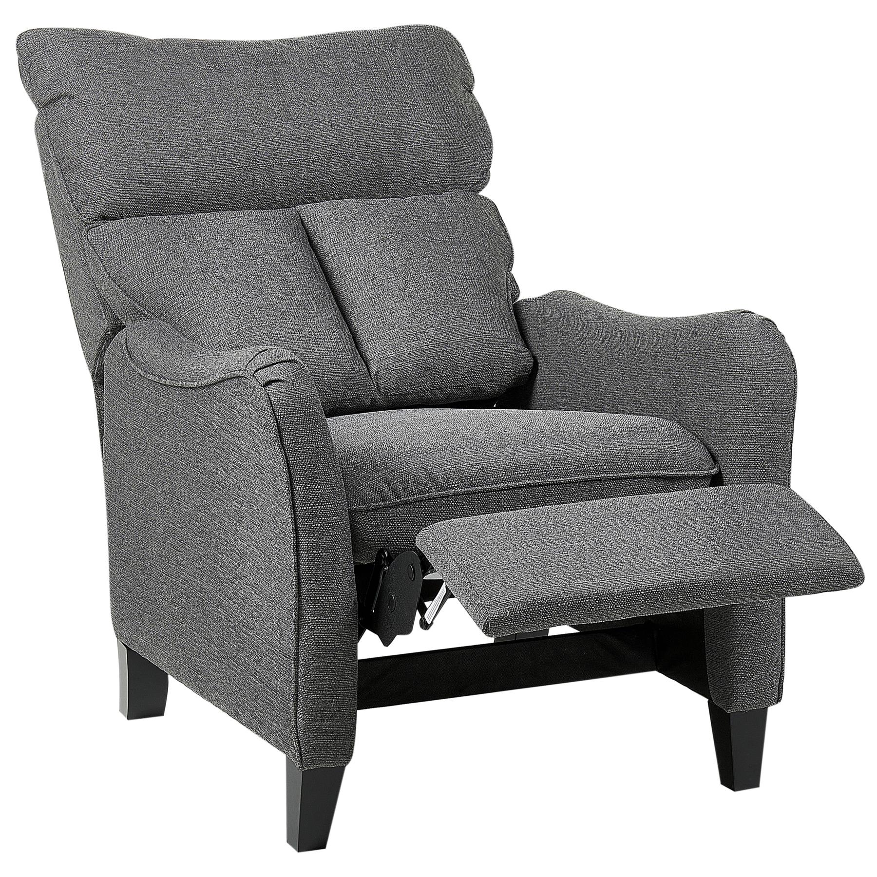 Beliani - ROYSTON - Fauteuil - Grijs - Stof