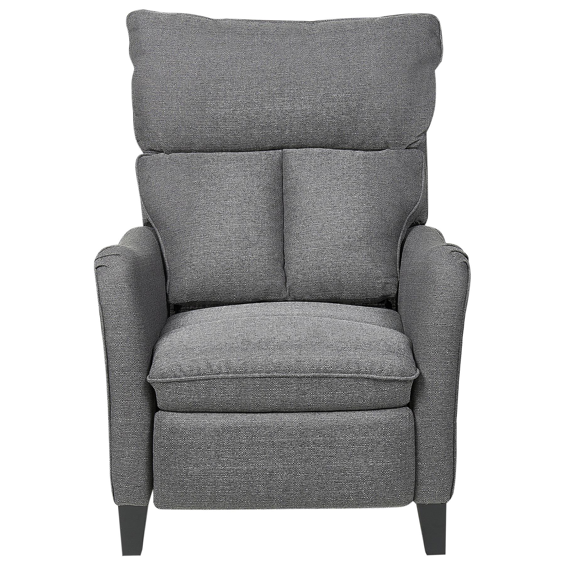 Beliani - ROYSTON - Fauteuil - Grijs - Stof