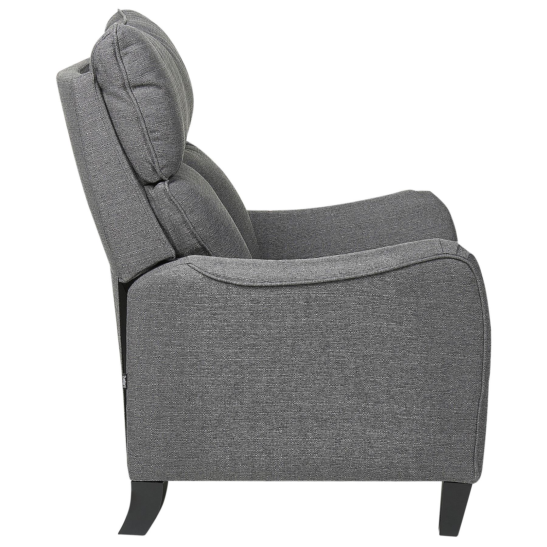 Beliani - ROYSTON - Fauteuil - Grijs - Stof