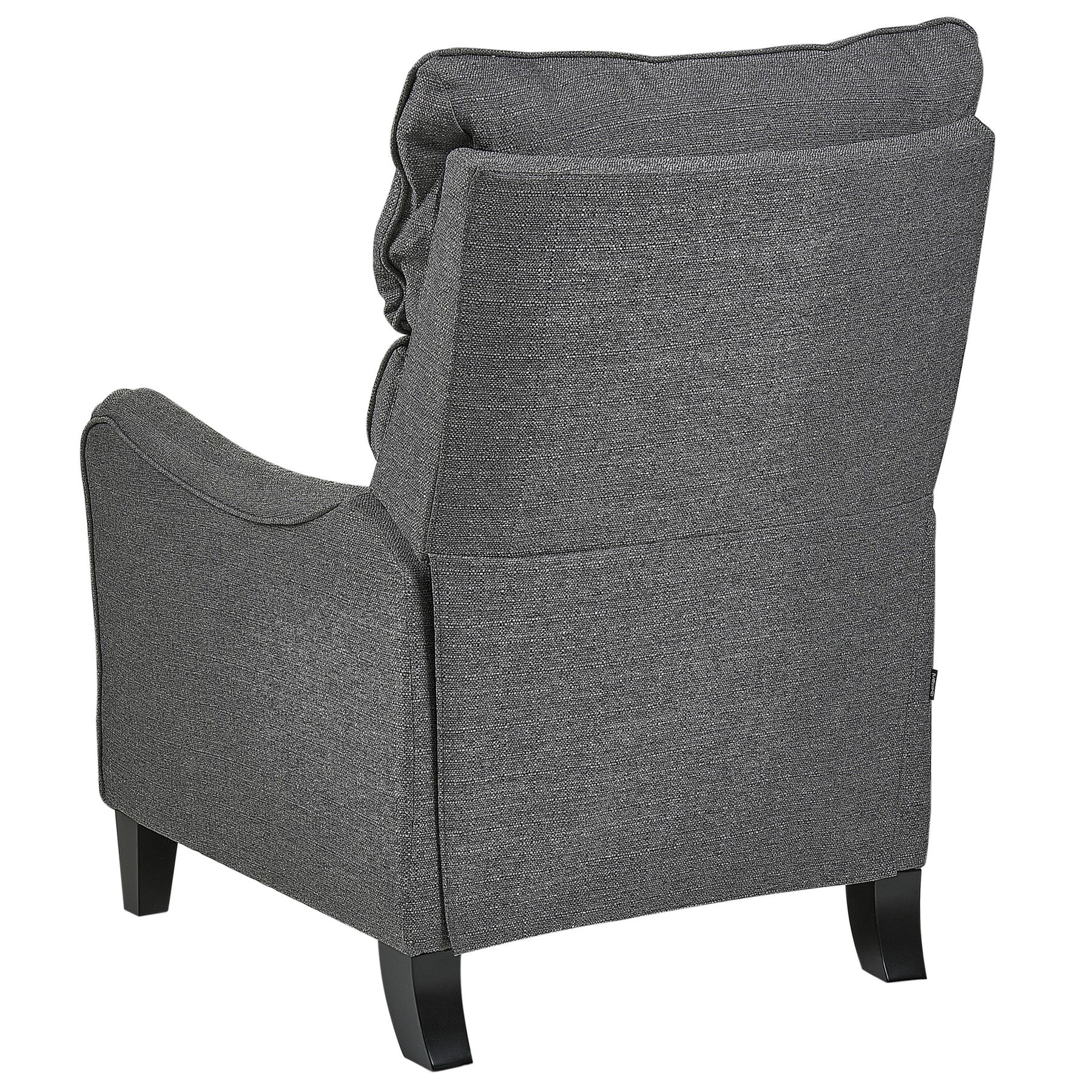 Beliani - ROYSTON - Fauteuil - Grijs - Stof