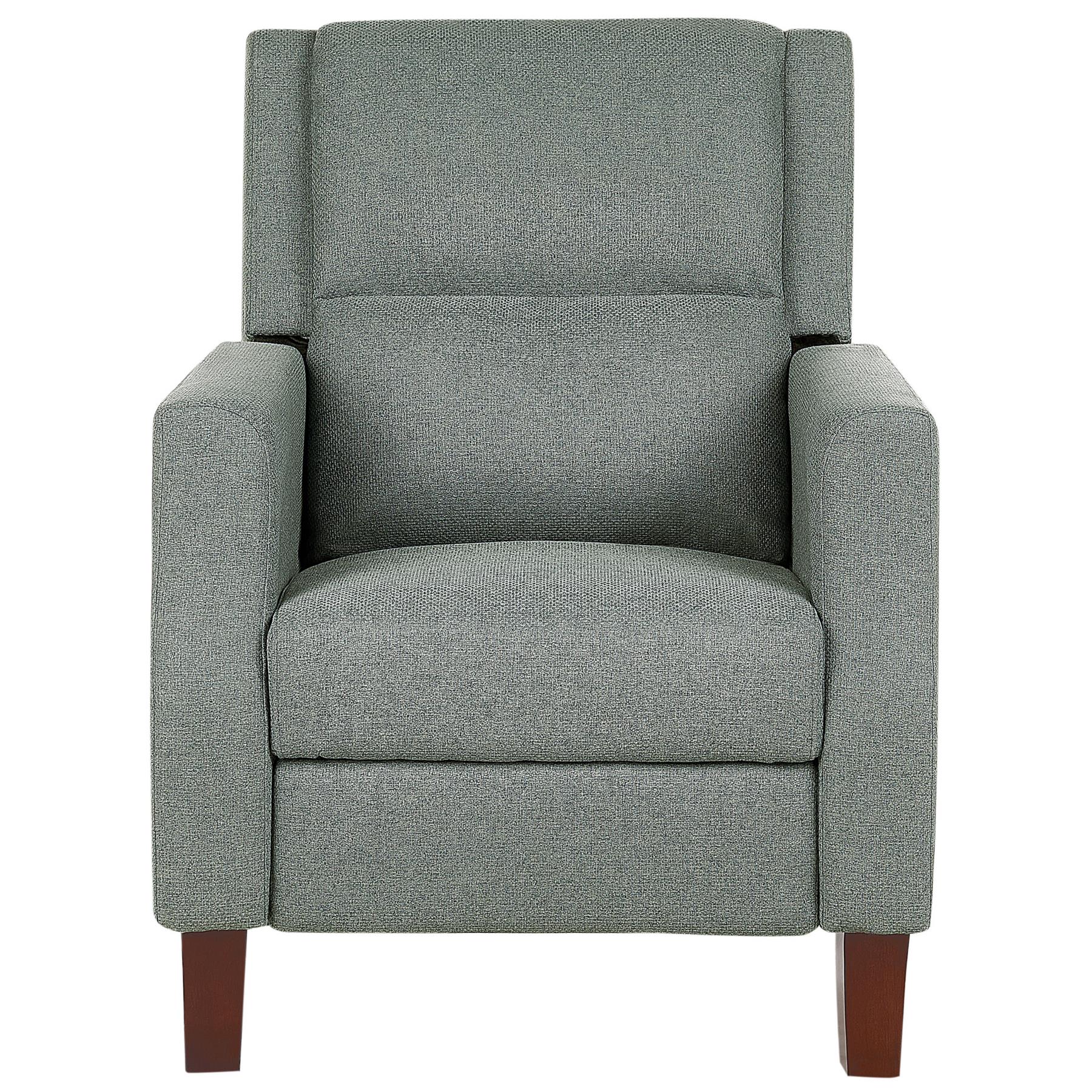 Beliani - EGERSUND - TV-fauteuil - Groen - Fluweel
