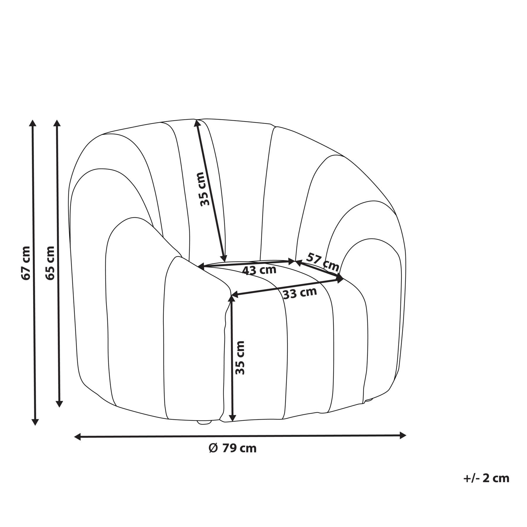 Beliani - MALUNG - Fauteuil - Donkergroen - Fluweel