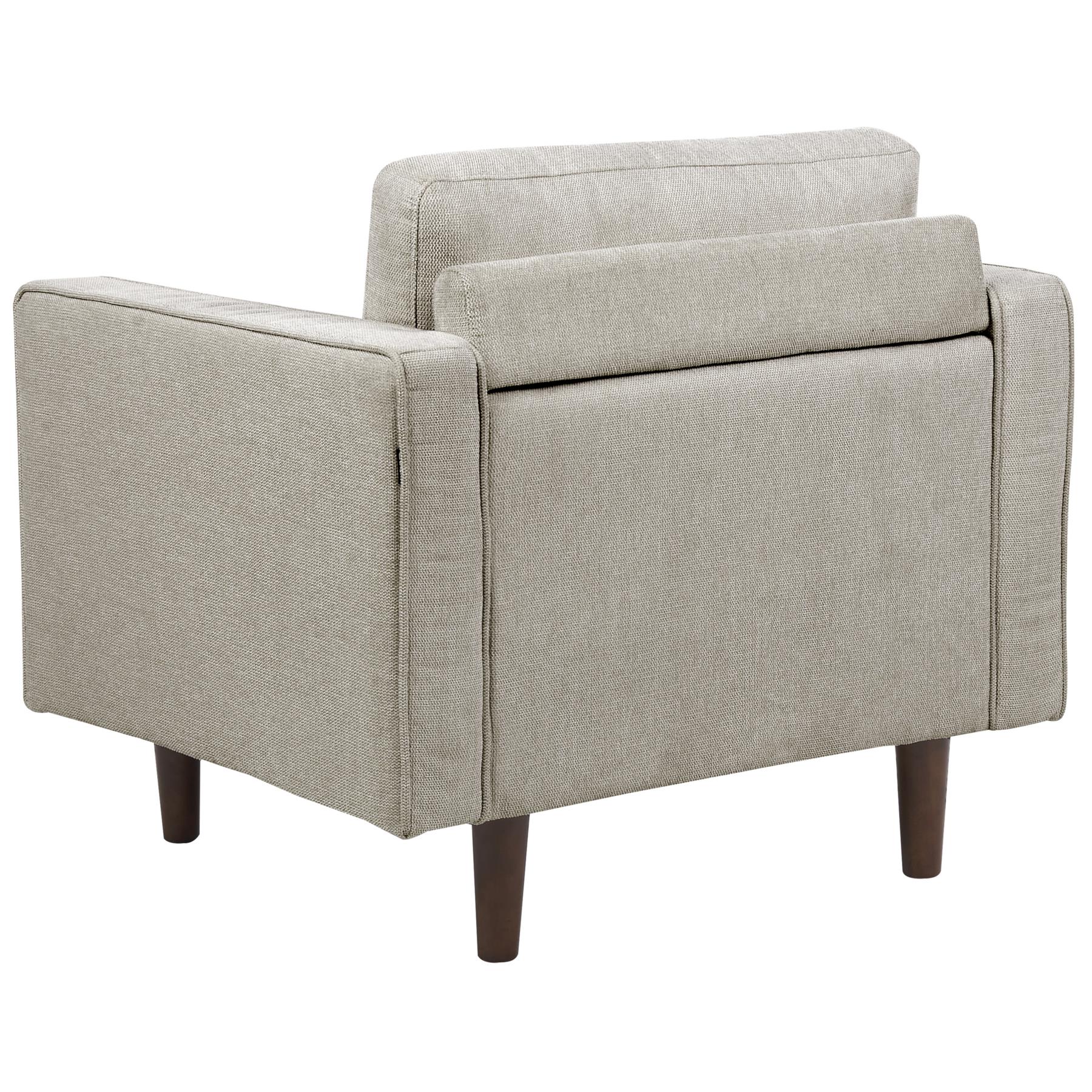 Beliani - NURMO - Fauteuil - Taupe - Polyester
