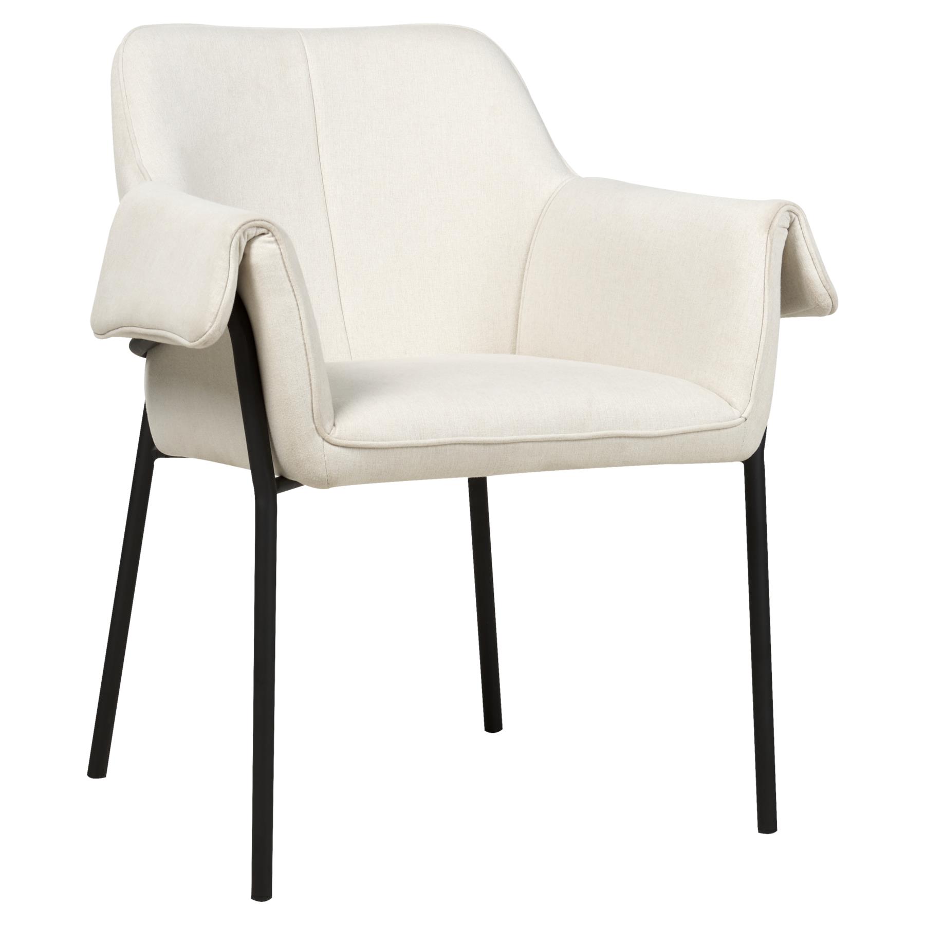 Beliani - ARLA - Fauteuil - Crème - Polyester