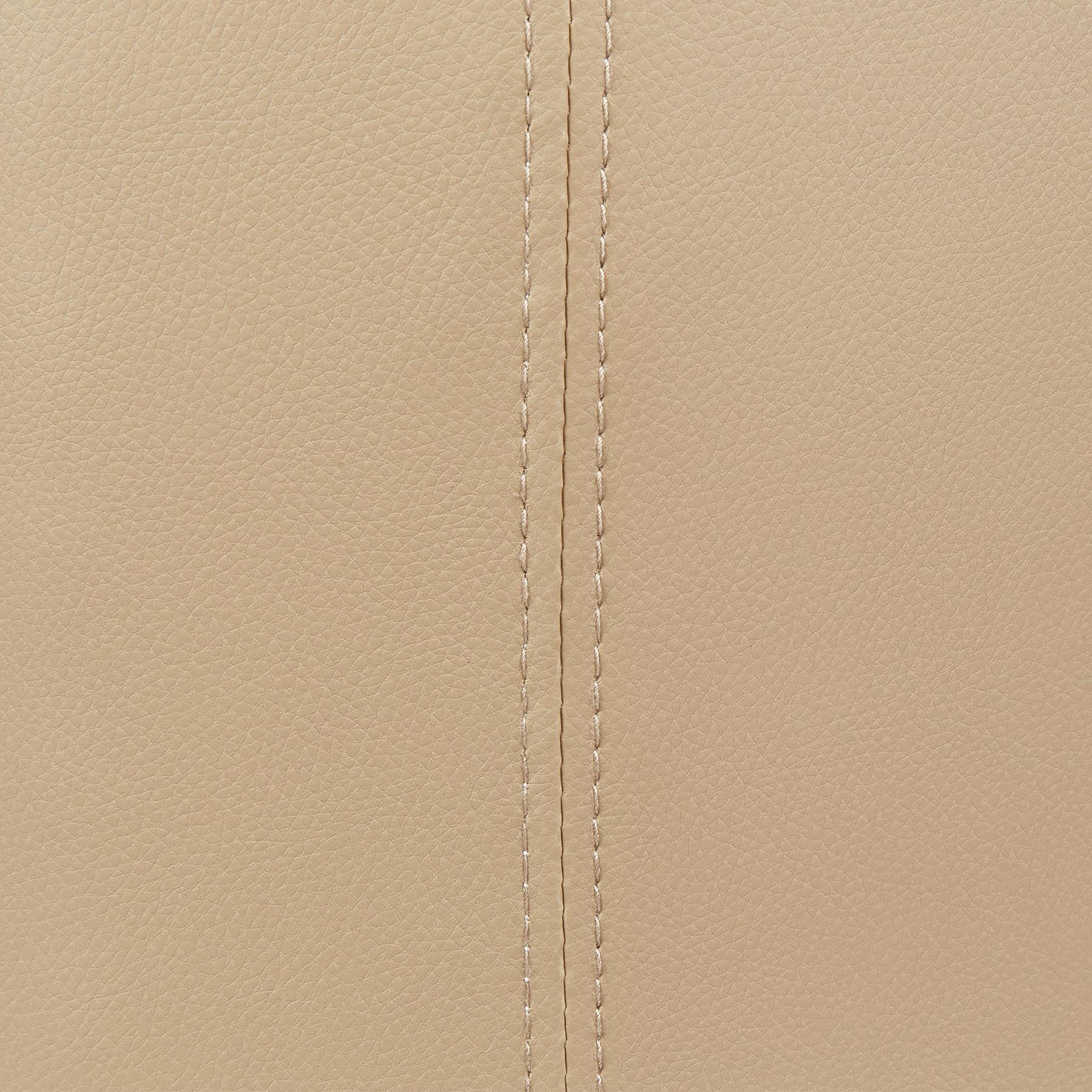 Beliani - MARYLAND - Poef - Beige - 38 cm - Kunstleer