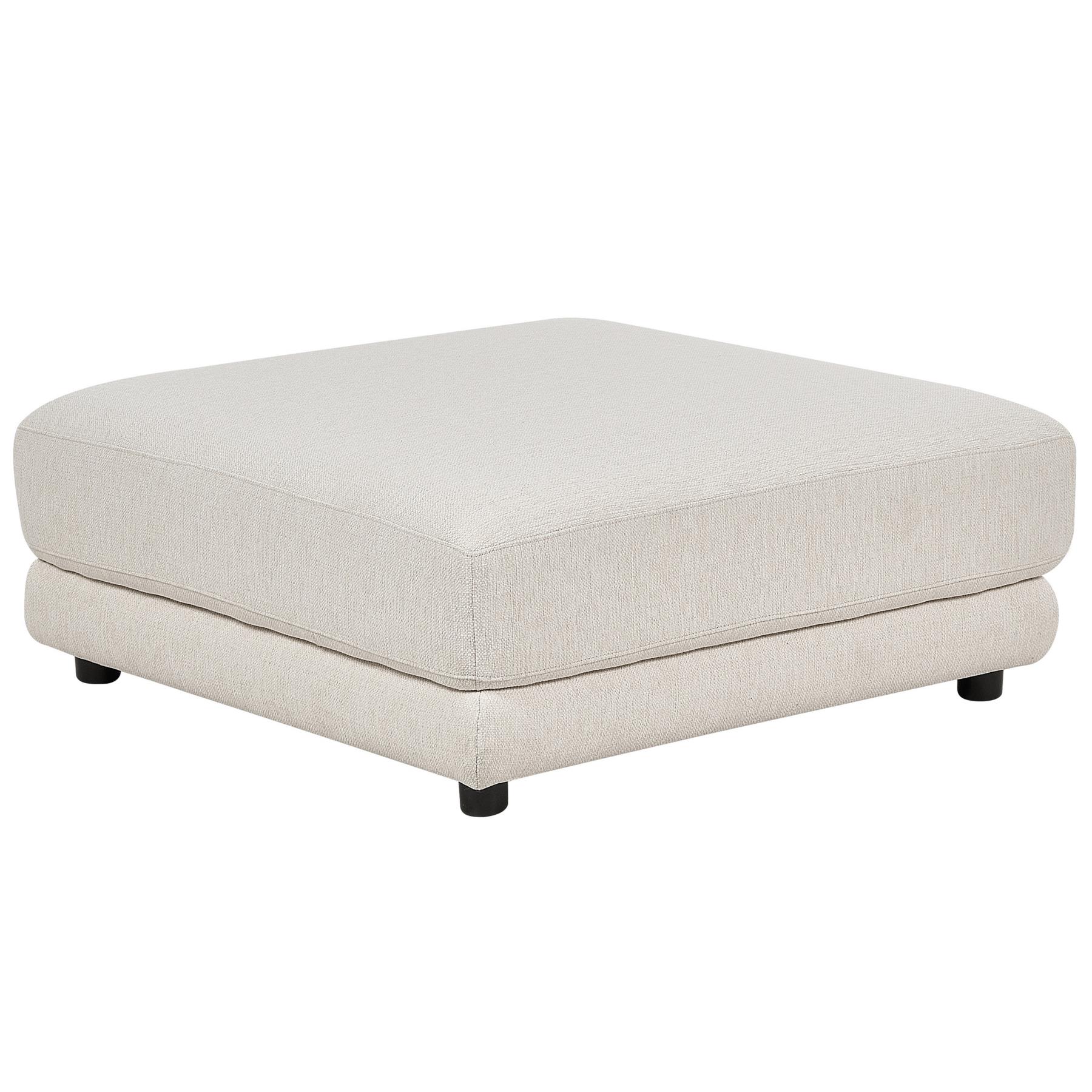 Beliani - SIGTUNA - Ottomaan - Wit - Polyester
