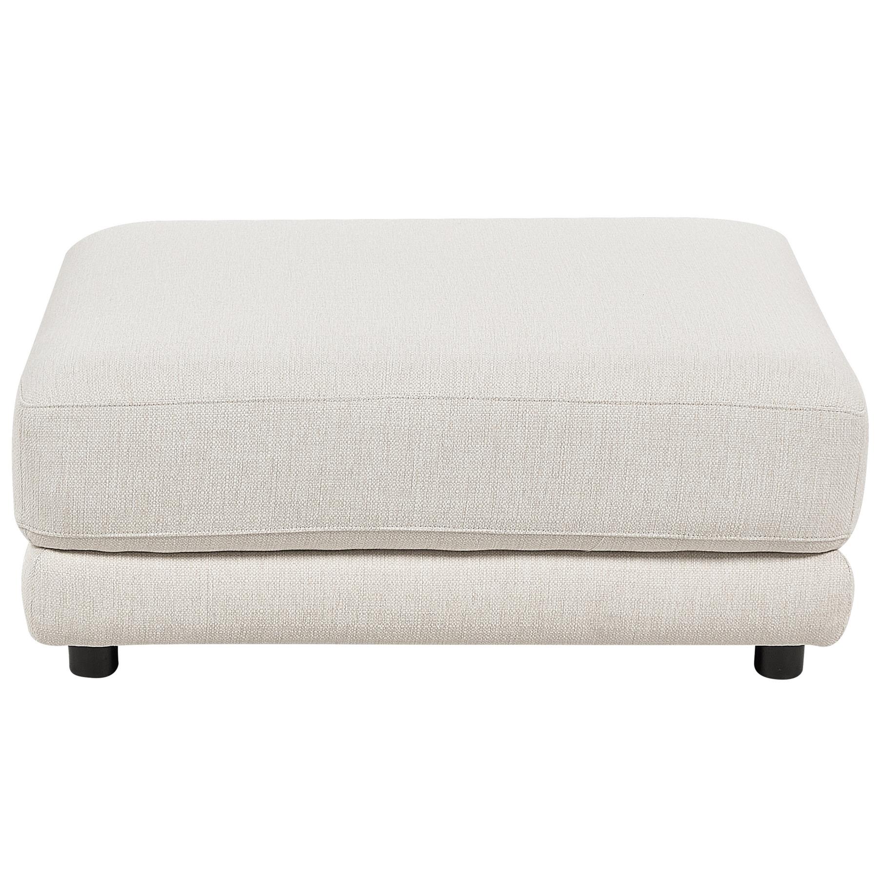 Beliani - SIGTUNA - Ottomaan - Wit - Polyester