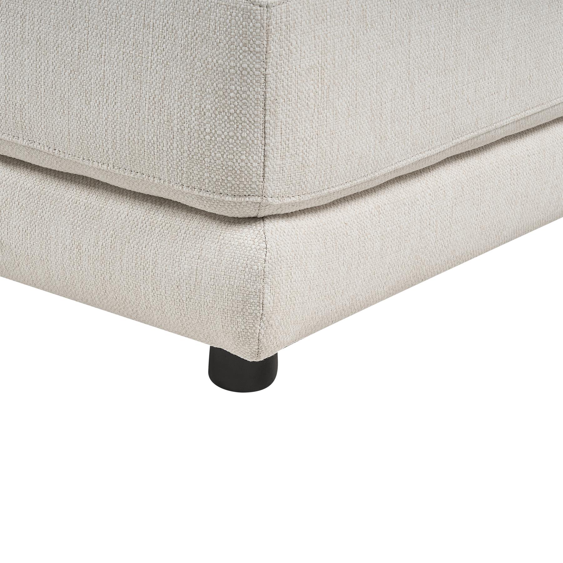 Beliani - SIGTUNA - Ottomaan - Wit - Polyester
