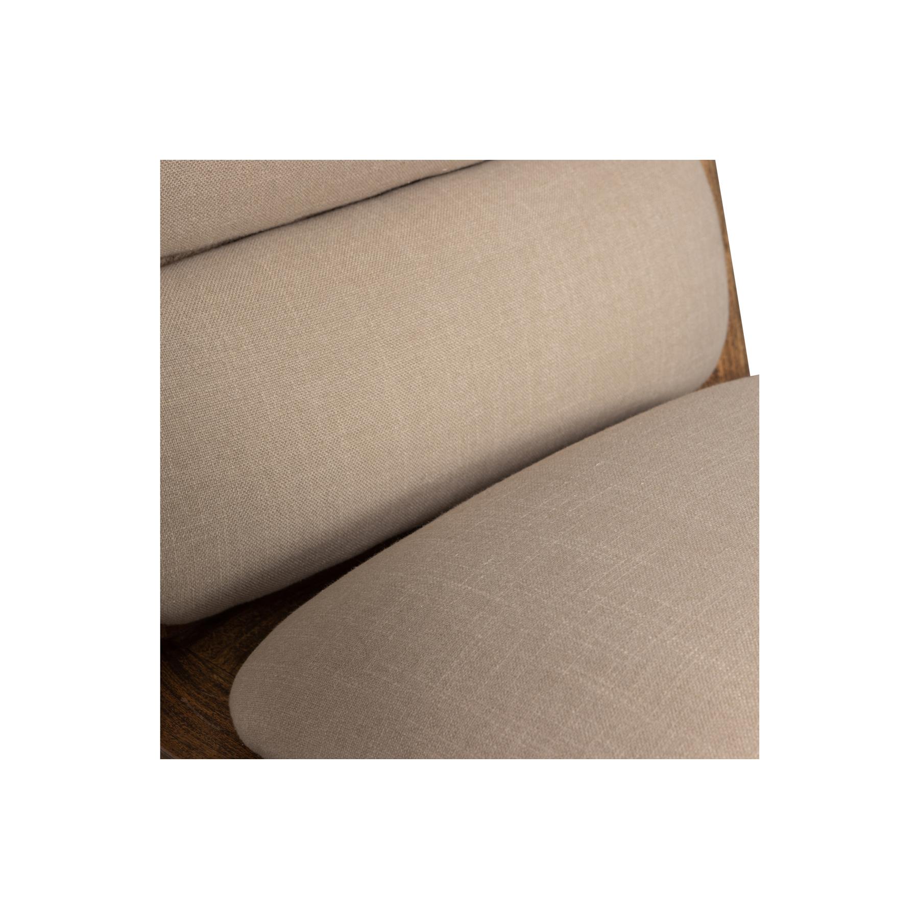 BePureHome Opulent Fauteuil - Bouclé|Hout - Naturel - 75x70x80