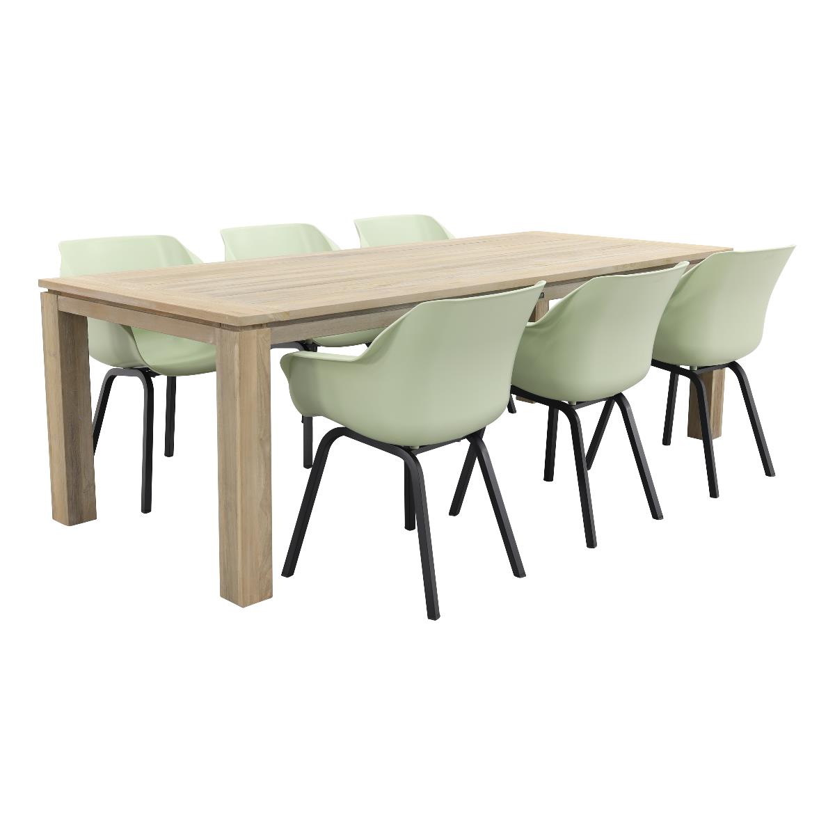 Hartman Sophie Element French|Rome grey 240 cm. tuinset - 7-delig