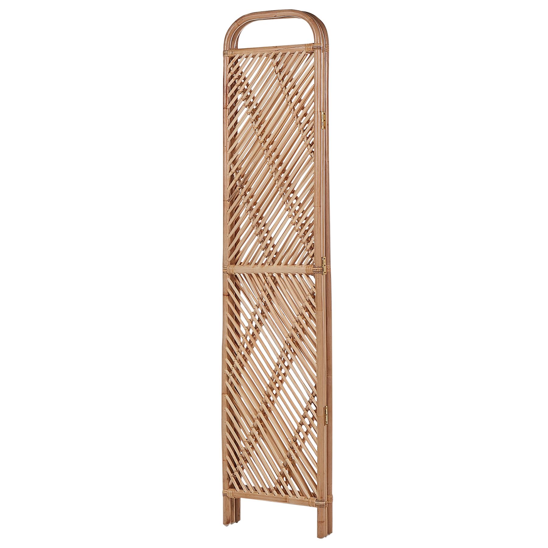 Beliani - COSENZA - Kamerscherm - Naturel - Rotan