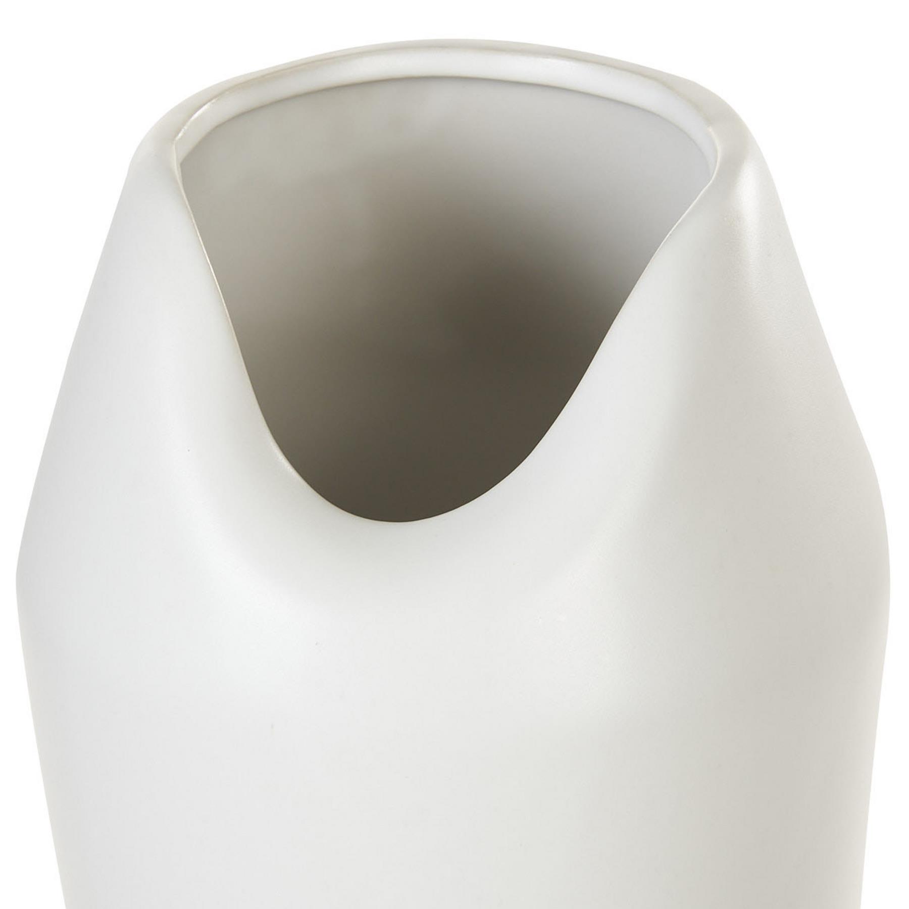Beliani - APAMEA - Decoratieve vaas - Wit - Keramiek