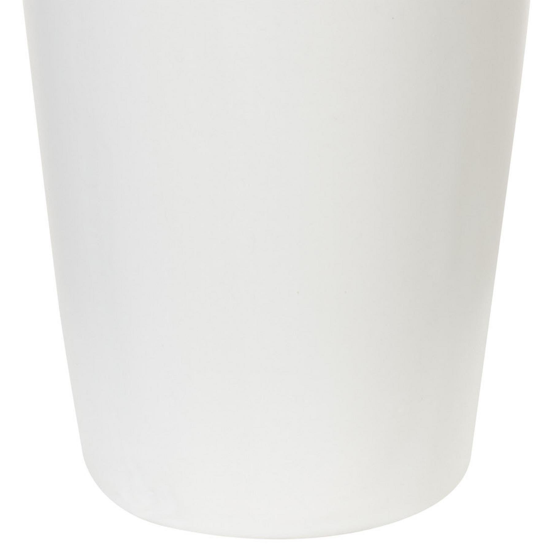 Beliani - APAMEA - Decoratieve vaas - Wit - Keramiek