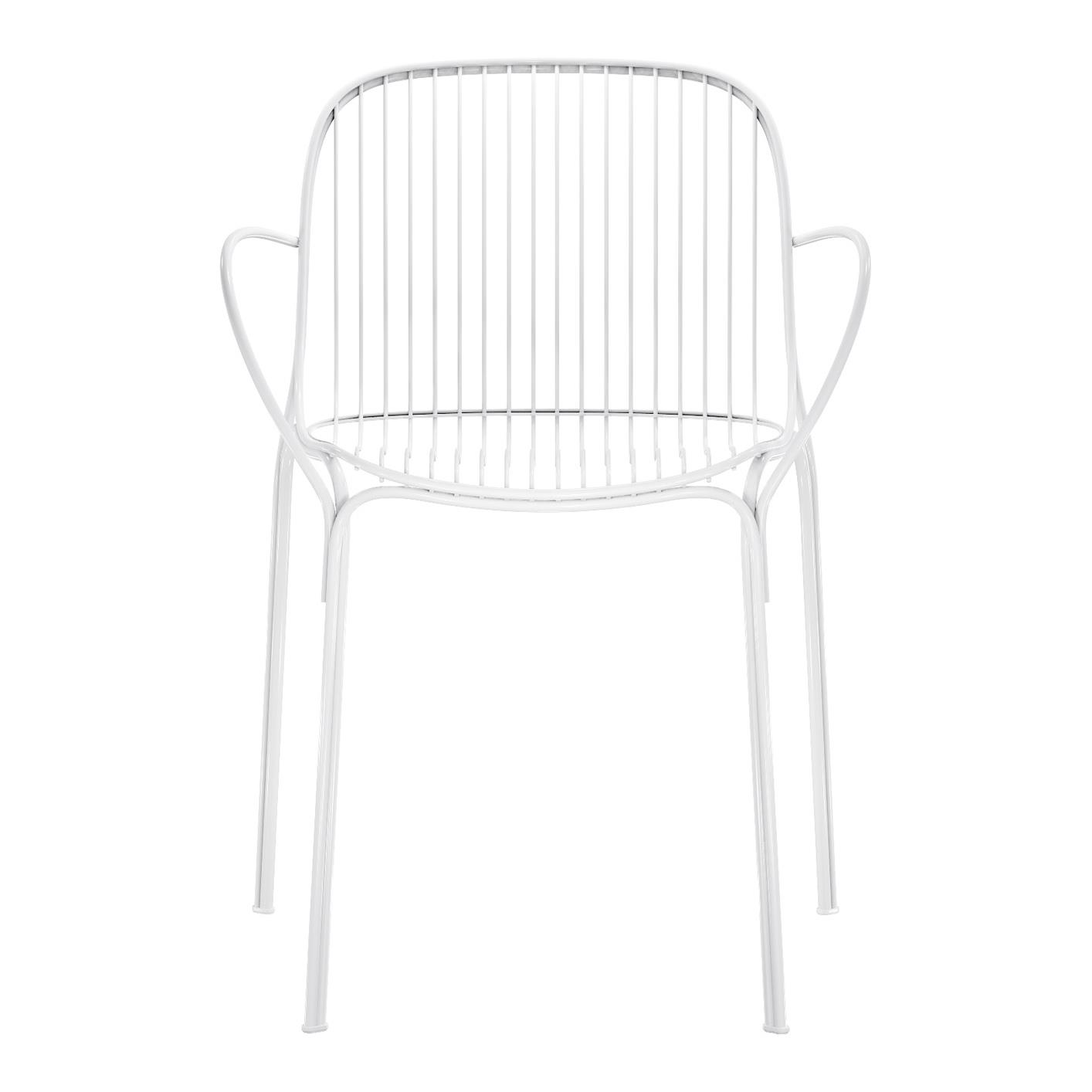 Kartell Hiray Tuinstoel met Armleuning - Wit