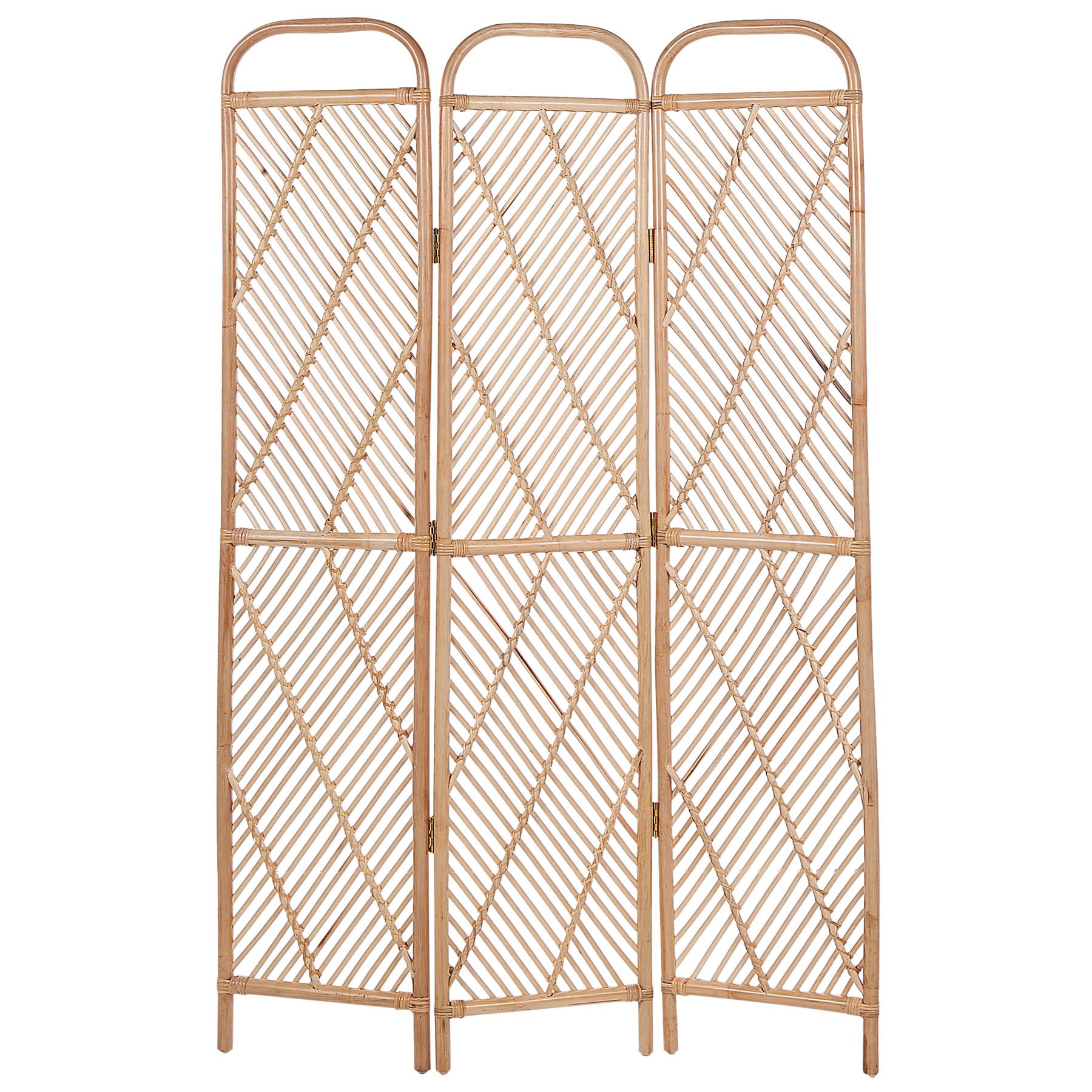 Beliani - COSENZA - Kamerscherm - Naturel - Rotan