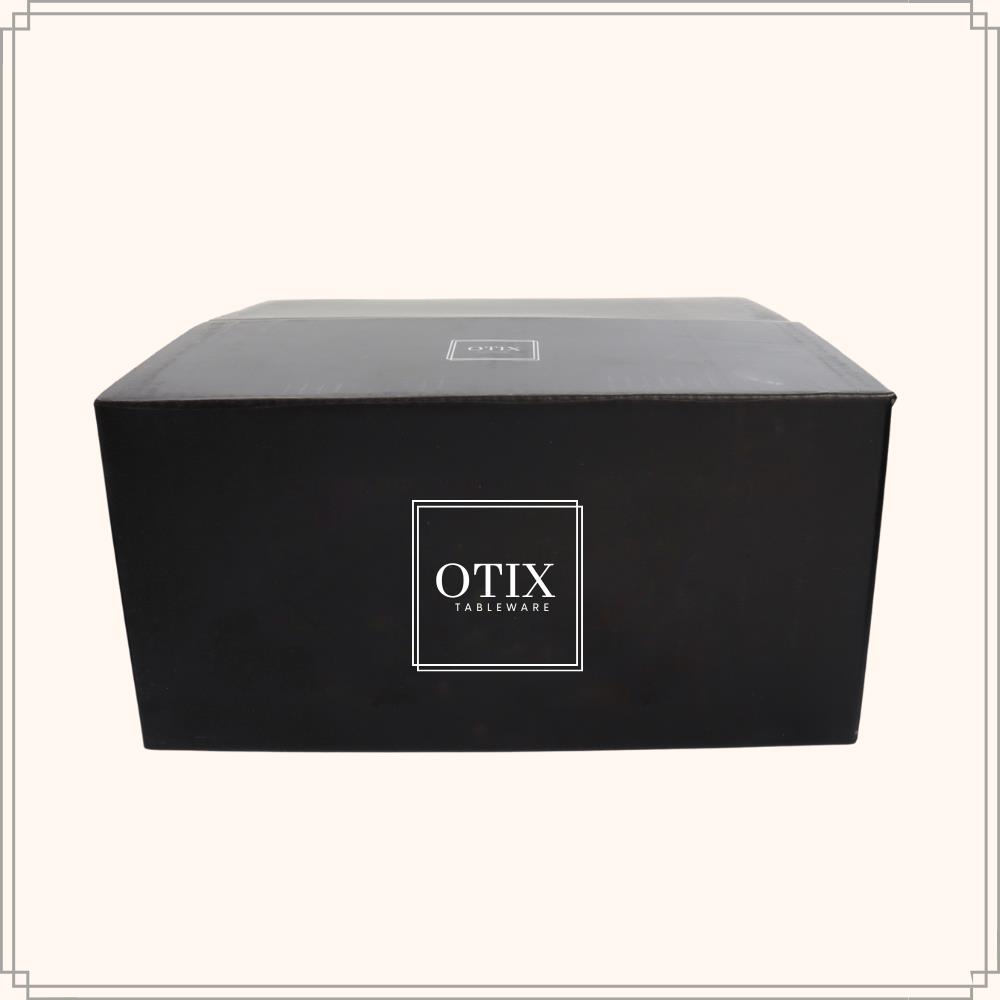 OTIX Waterglazen Longdrink Glazen Set van 6 Stapelbaar 300ml Gehame...