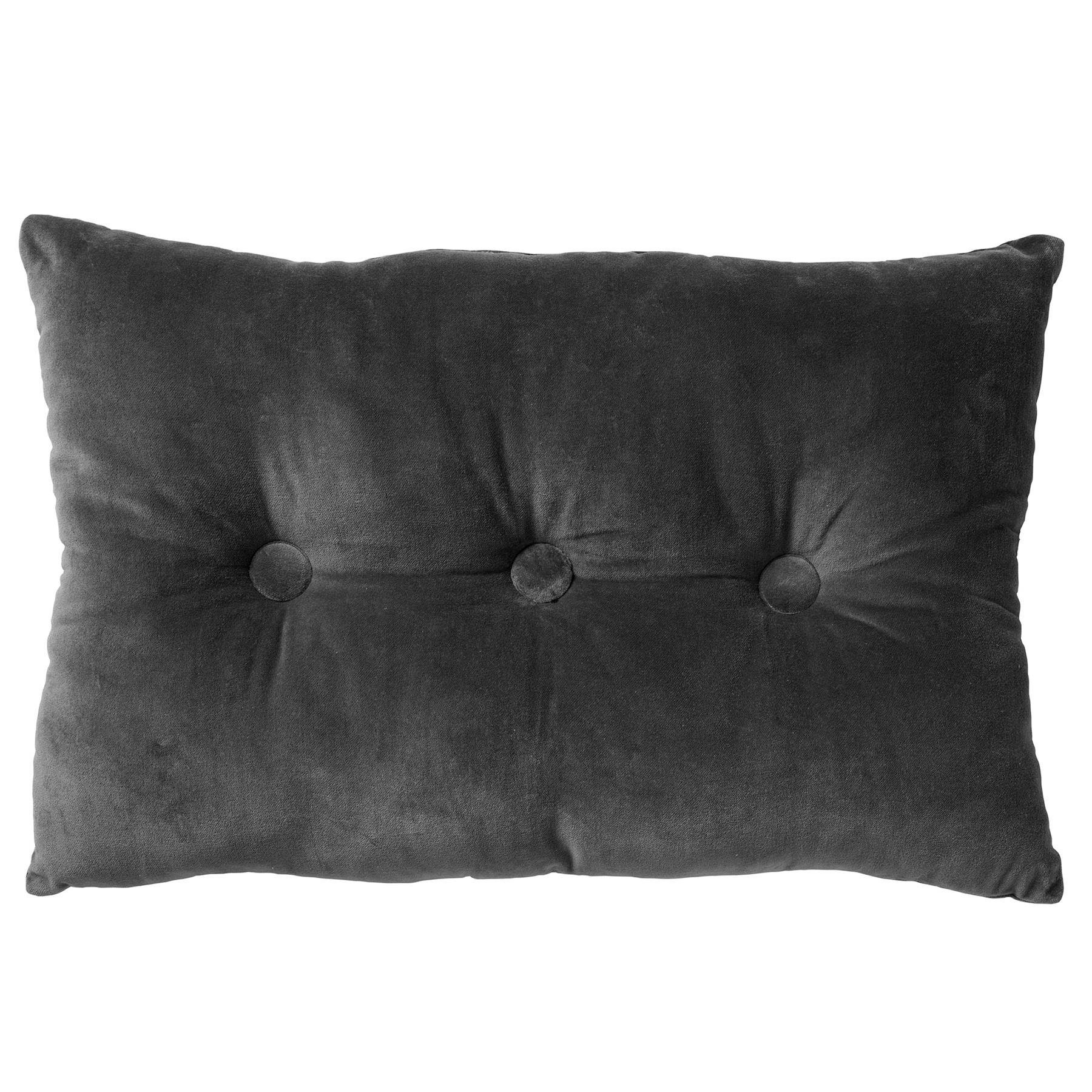 Dutch Decor Sierkussen en plaid - Set van 3 - SHADES OF GRAY antraciet