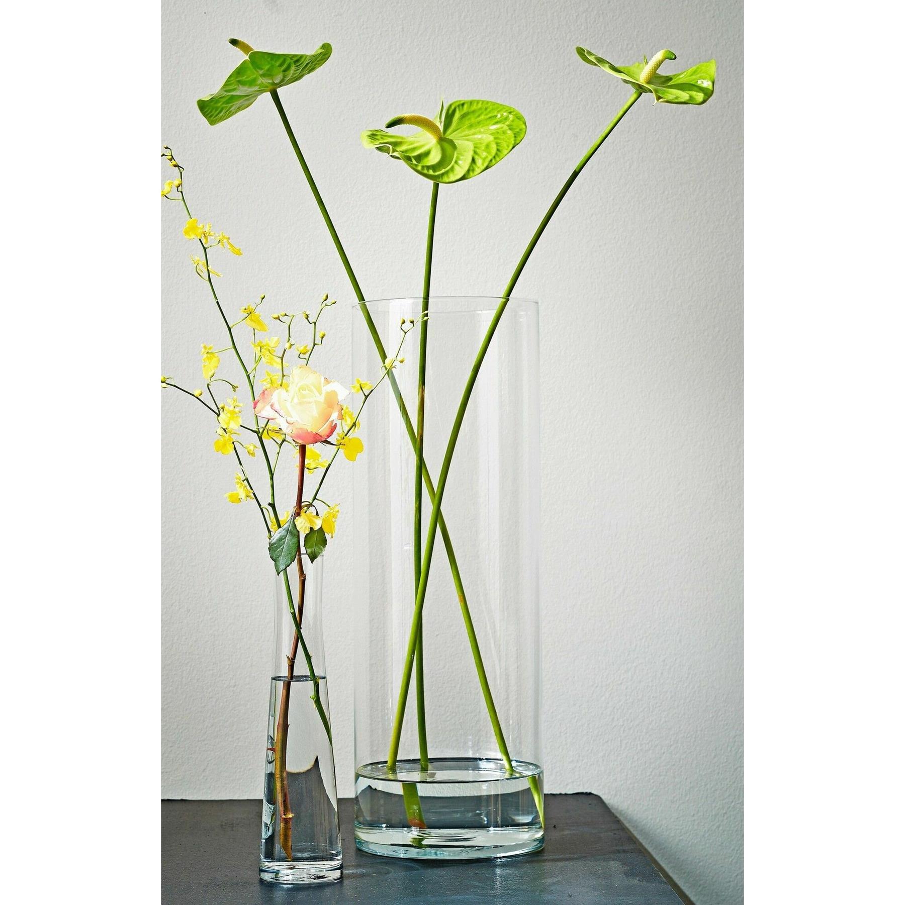 Mica Decorations Carly Vaas - H55 x Ø19 cm - Cylinder - Transparant