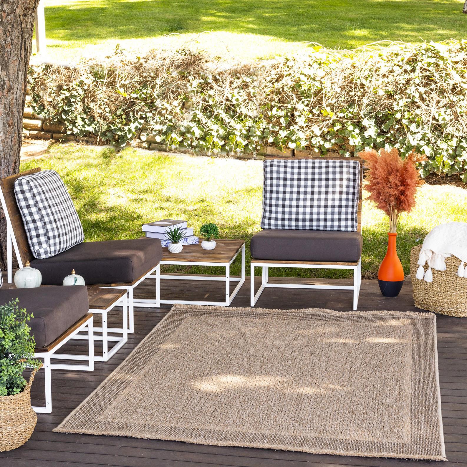 by fonQ Tundra Vloerkleed 160 x 213 cm - Taupe