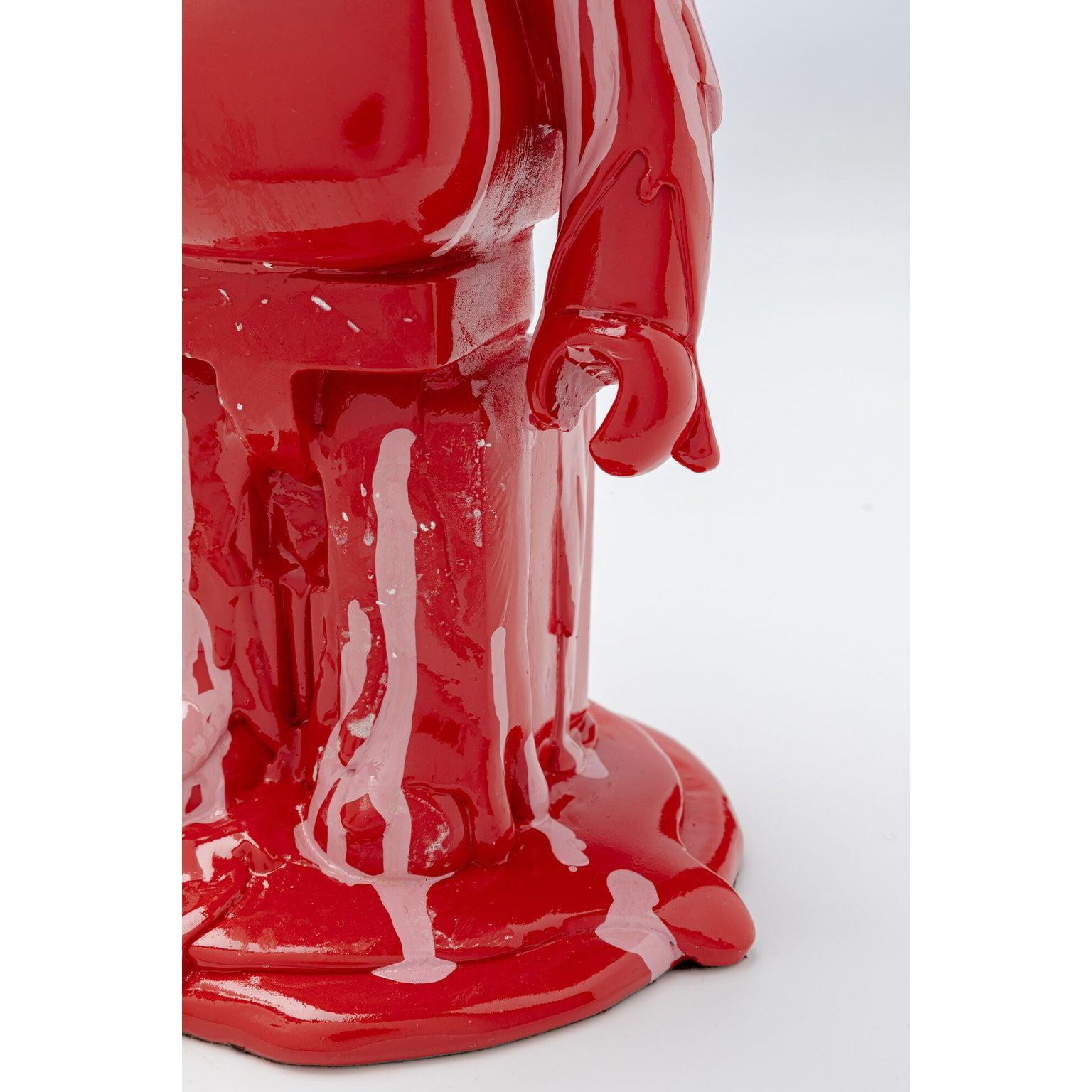 Kare Decofiguur Gelato Bear Red 40cm