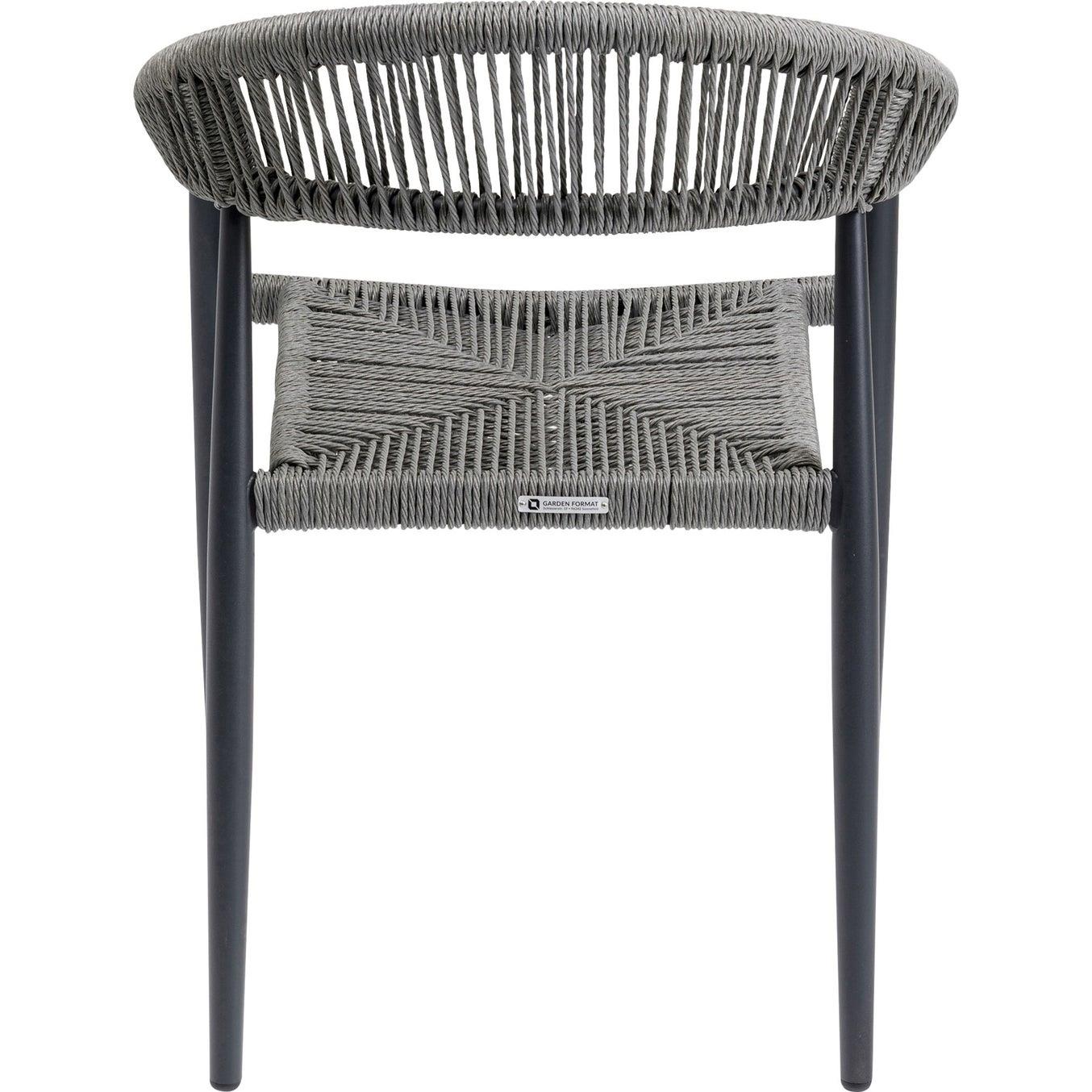 Kare Eetkamerstoel Palma Grey