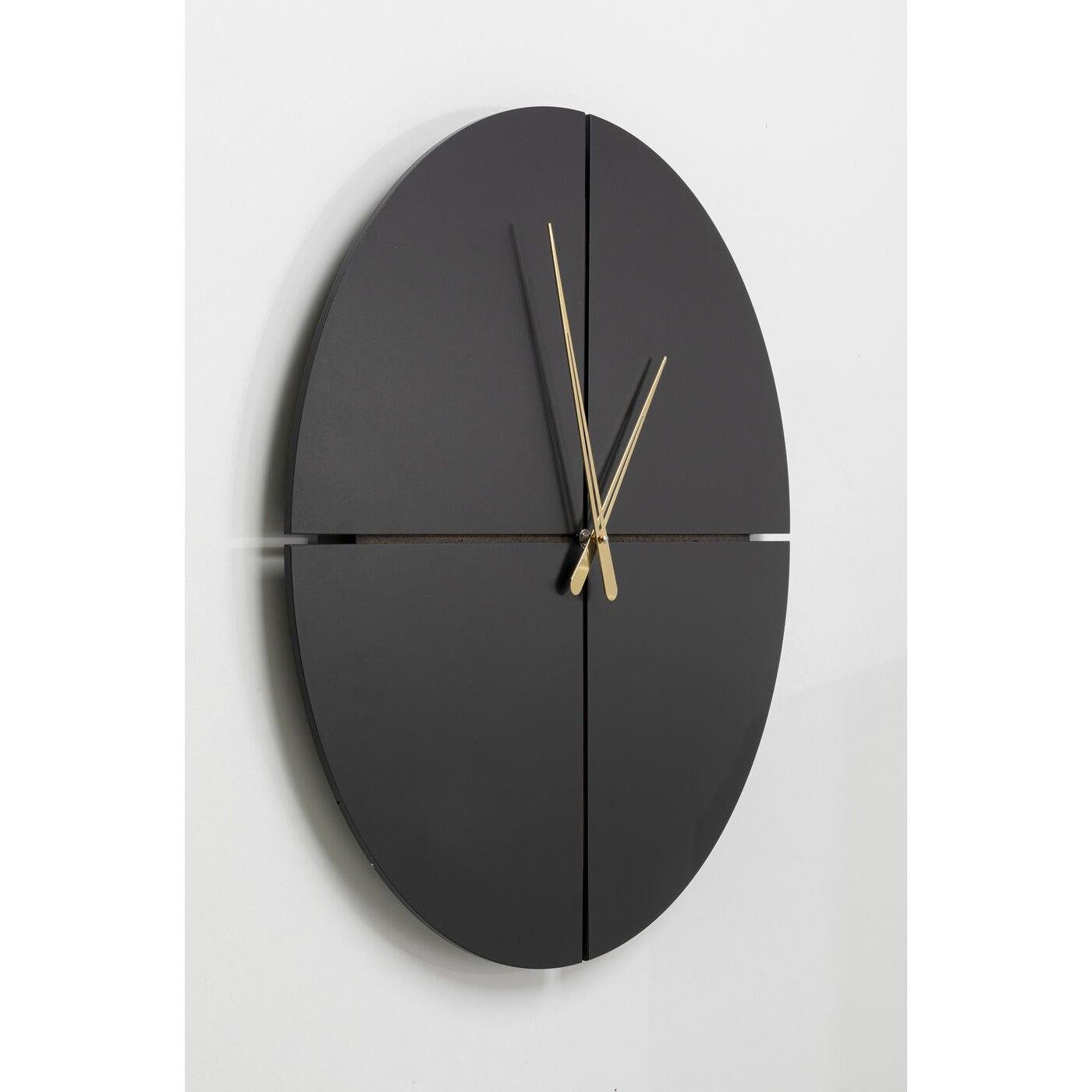 Kare Wandklok Andrea Black Ø60cm
