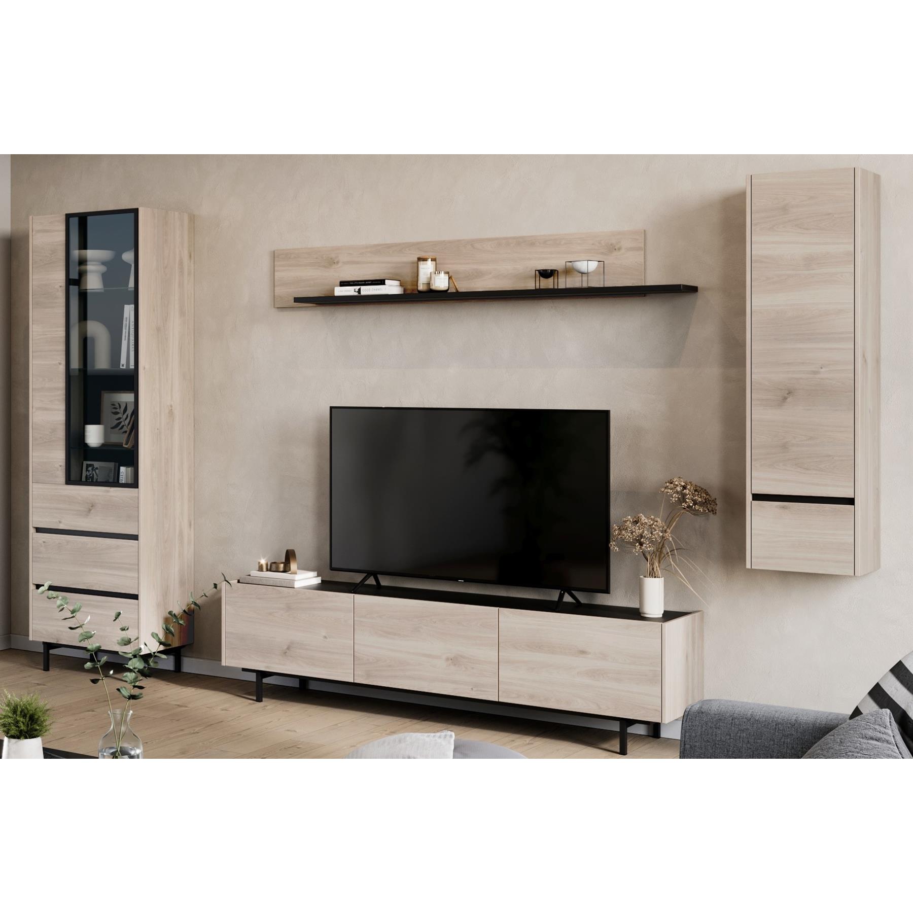 Germania Cantoria Eiken | Zwart Wandkast