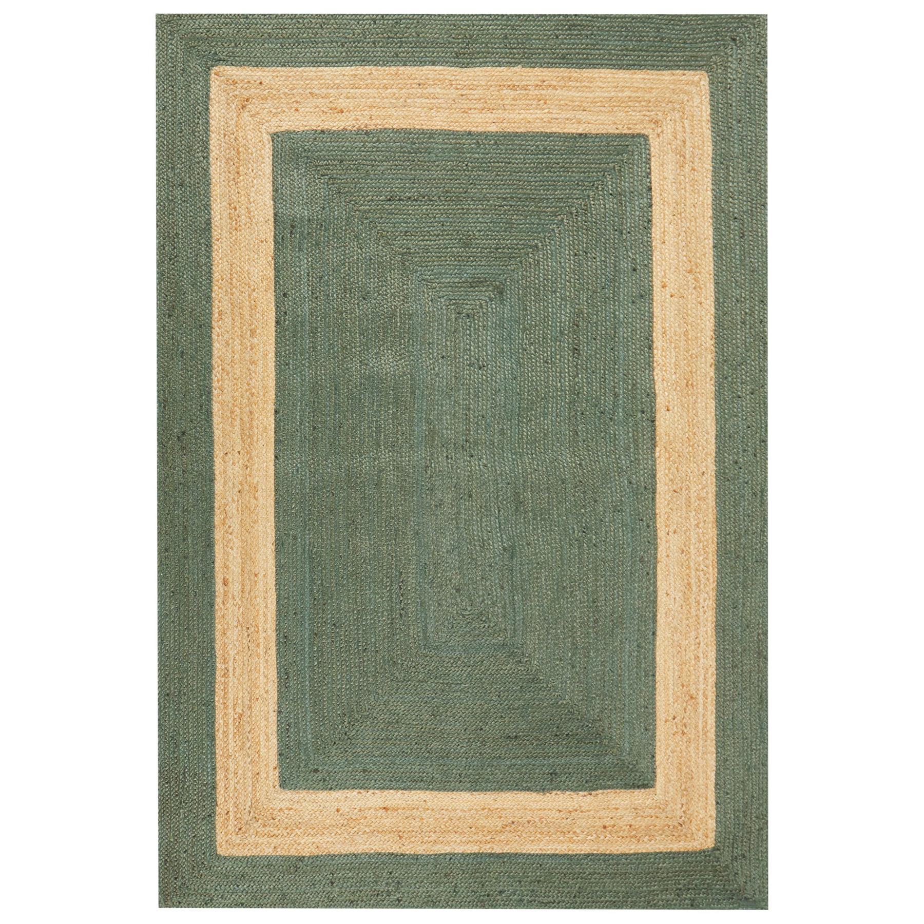 Beliani - KARAKUYU - Vloerkleed - Groen - 160 x 230 cm - Jute