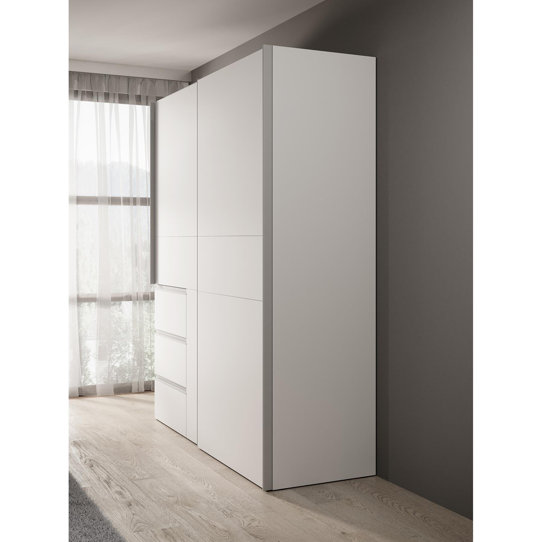Meubella Kledingkast Walter - Wit - 170 cm