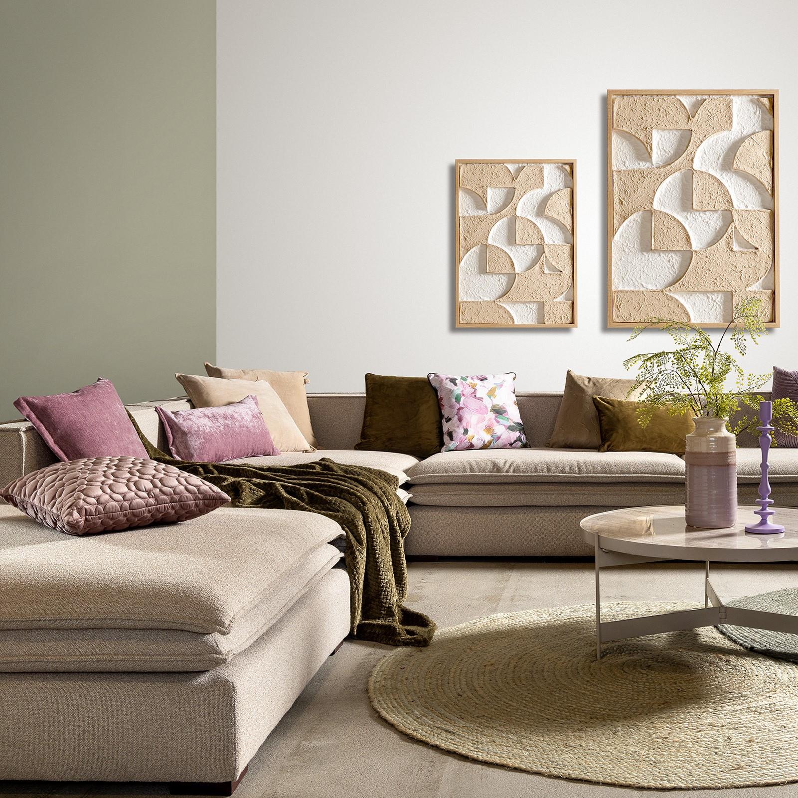Dutch Decor sierkussen KAISA - 45x45 cm Antler