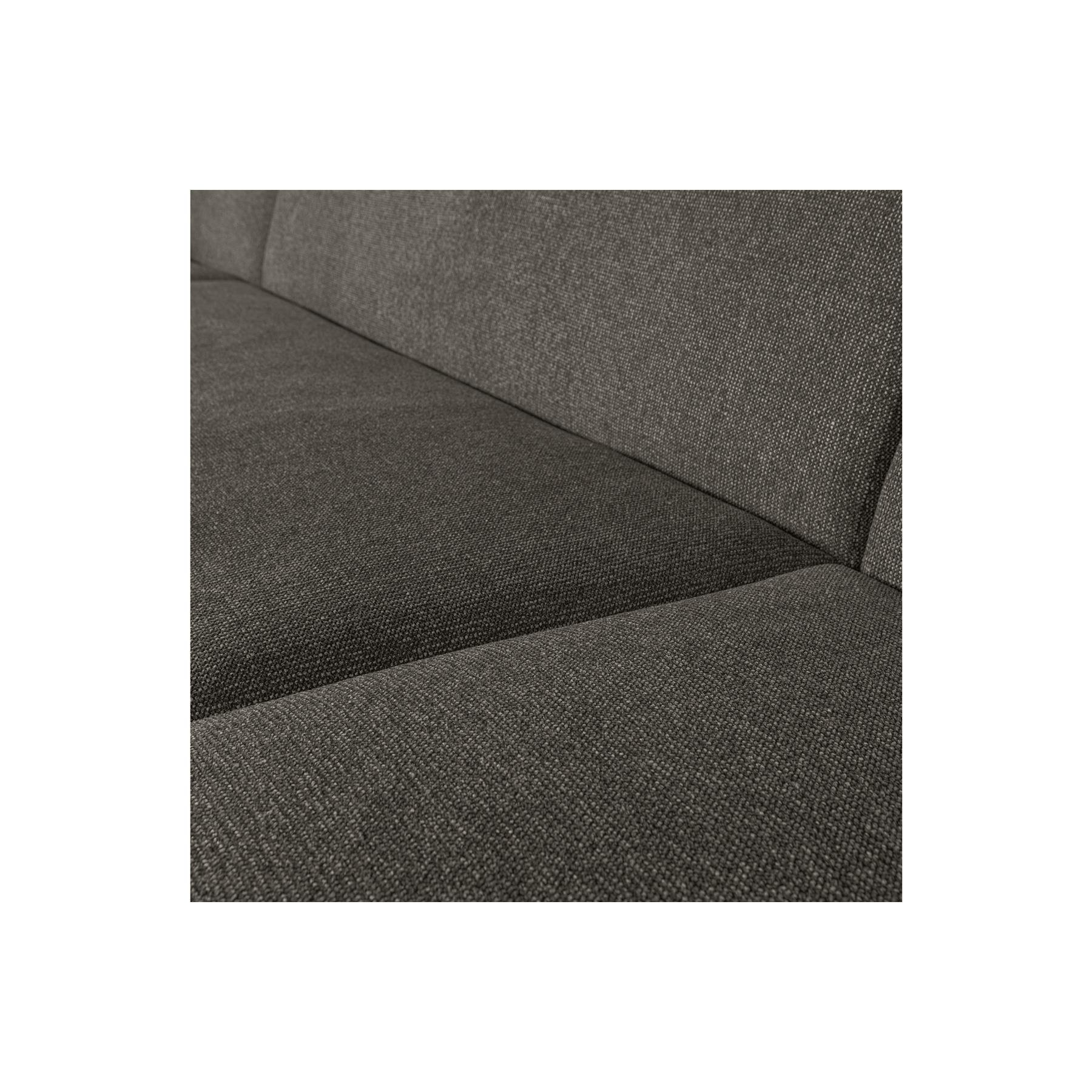 BePureHome Sloping U-Vorm Bank - Polyester - Grijs|Zwart - 77x339x225