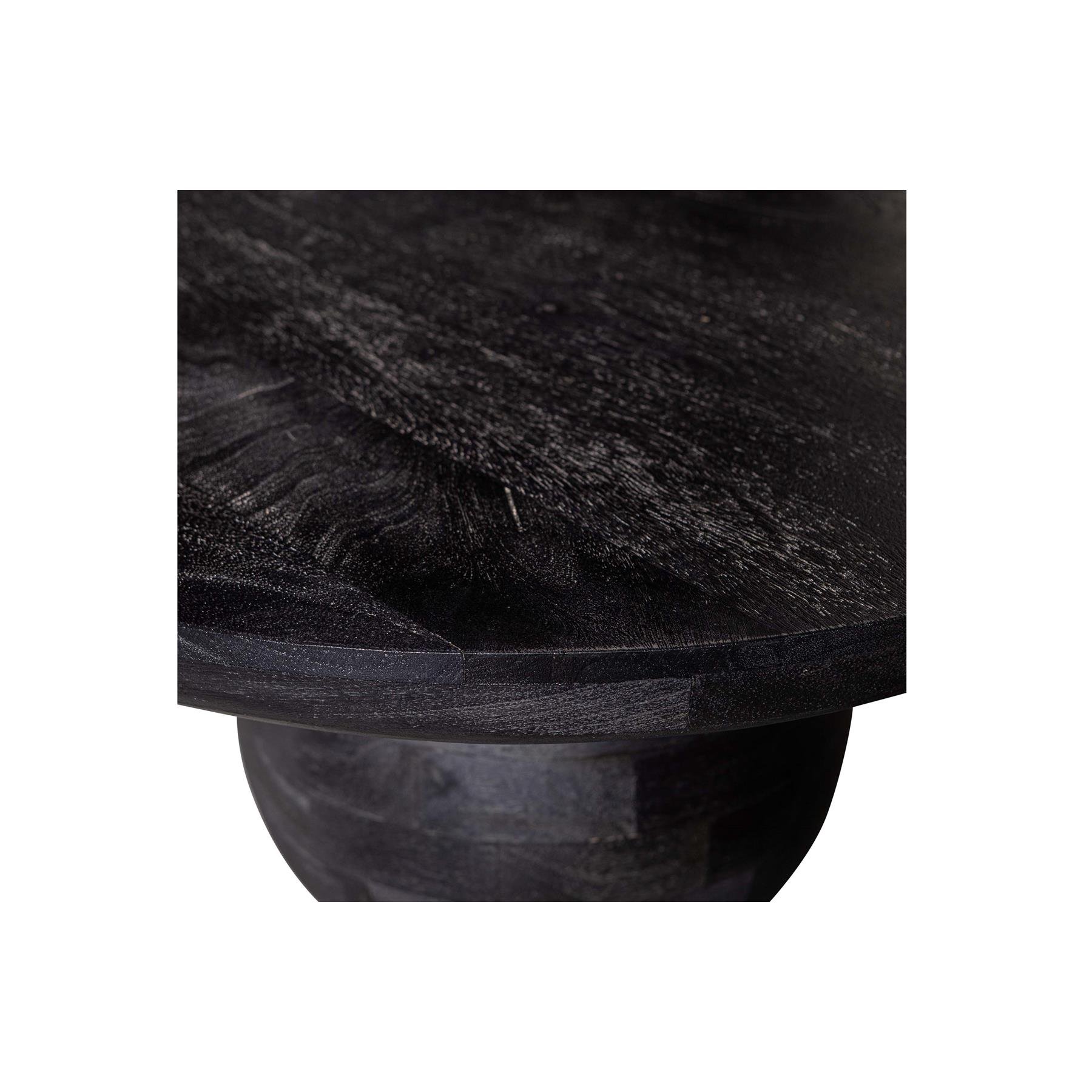 WOOOD Steppe Salontafel - Mango Hout - Zwart - 38x110x72