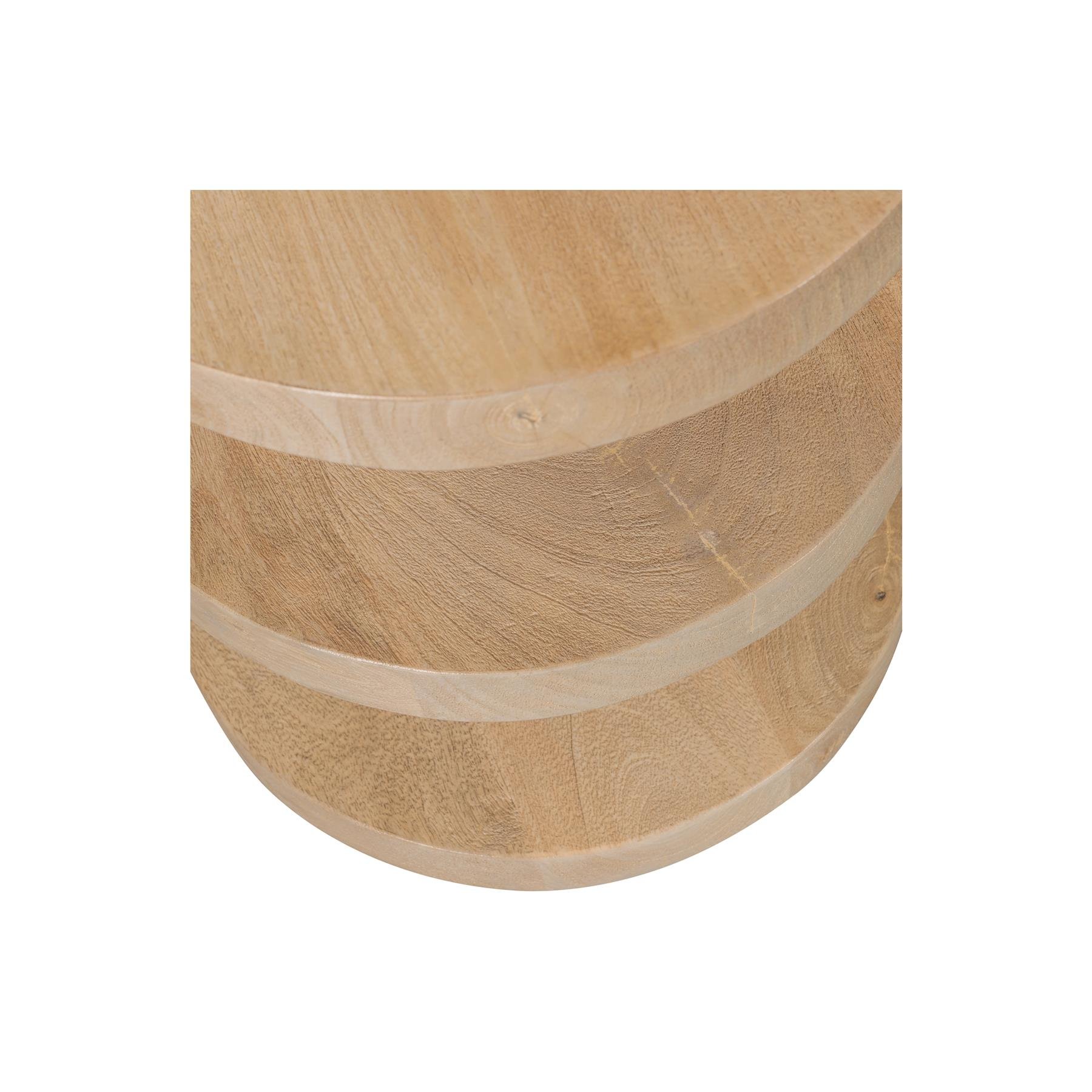WOOOD Darran Bijzettafel - Mangohout - Naturel - 42x36x36